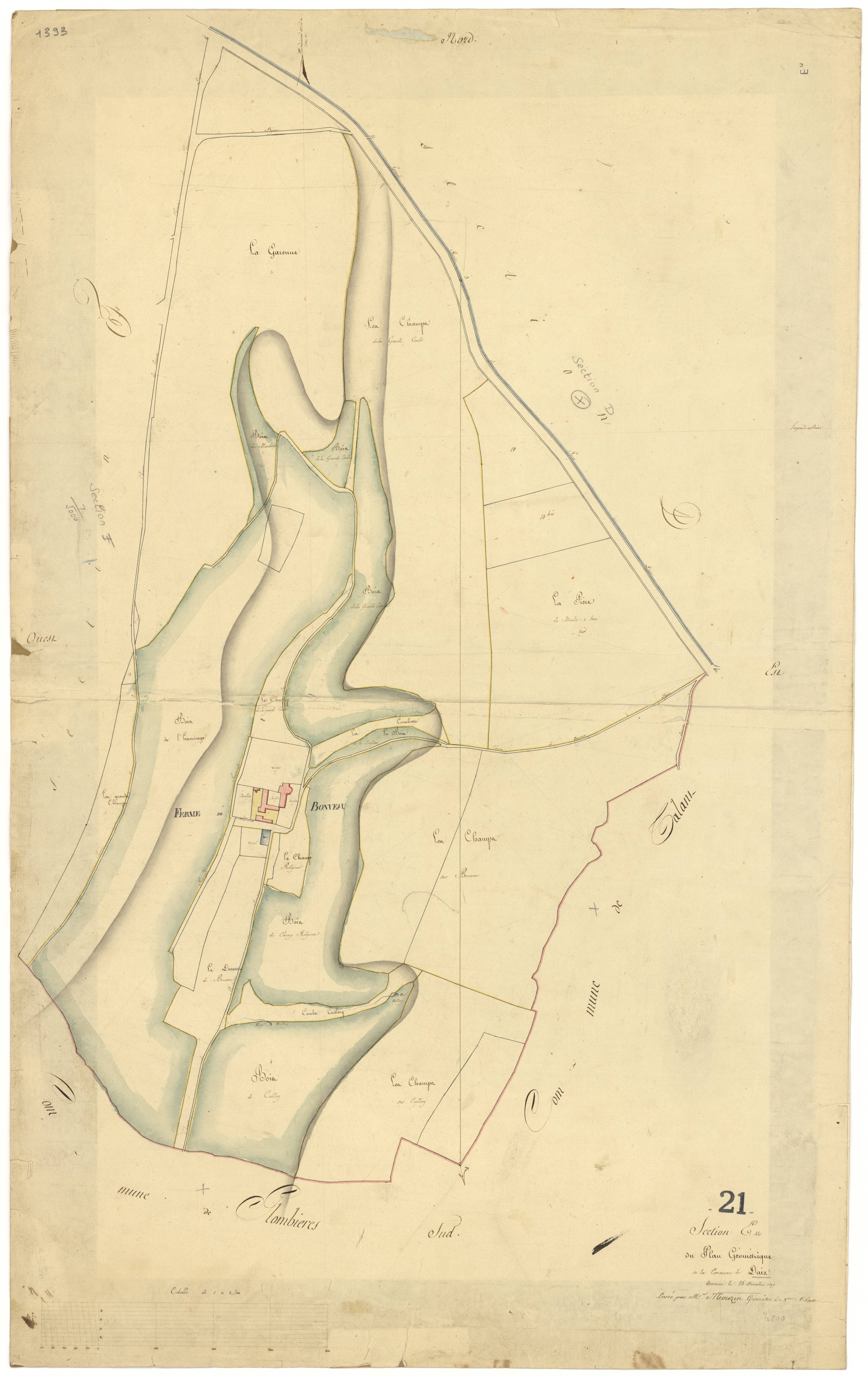 Daix - Section E - 3 P PLAN 231/6