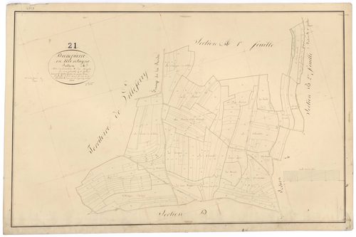 Dampierre-en-Montagne - Section A2 - 3 P PLAN 232/3