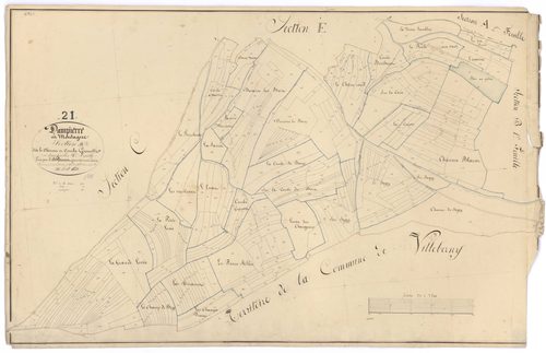 Dampierre-en-Montagne - Section B2 - 3 P PLAN 232/5