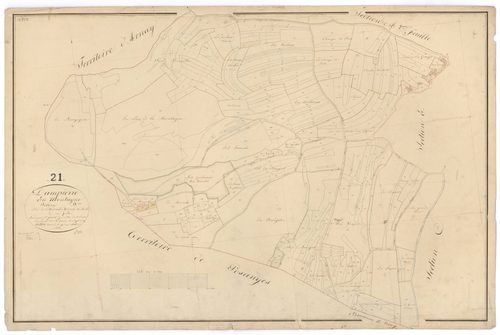 Dampierre-en-Montagne - Section D - 3 P PLAN 232/7