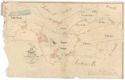 Dampierre-en-Montagne - Section E - 3 P PLAN 232/8