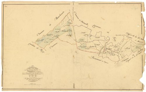 Dampierre-et-Flée - Tableau d'assemblage - 3 P PLAN 233/1