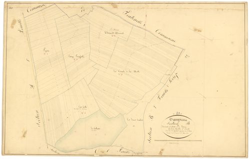 Dampierre-et-Flée - Section B1 - 3 P PLAN 233/6