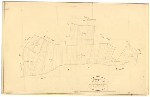 Dampierre-et-Flée - Section B2 - 3 P PLAN 233/7