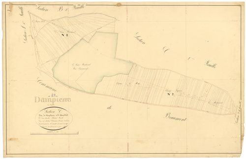 Dampierre-et-Flée - Section C1 - 3 P PLAN 233/9