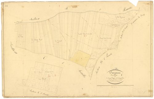 Dampierre-et-Flée - Section C2 - 3 P PLAN 233/10