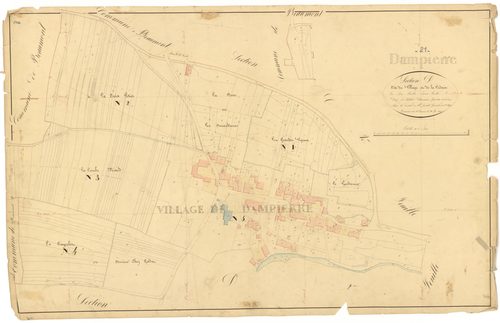 Dampierre-et-Flée - Section D1 - 3 P PLAN 233/12