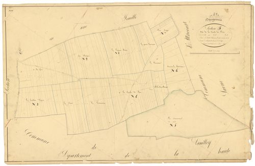 Dampierre-et-Flée - Section F - 3 P PLAN 233/17