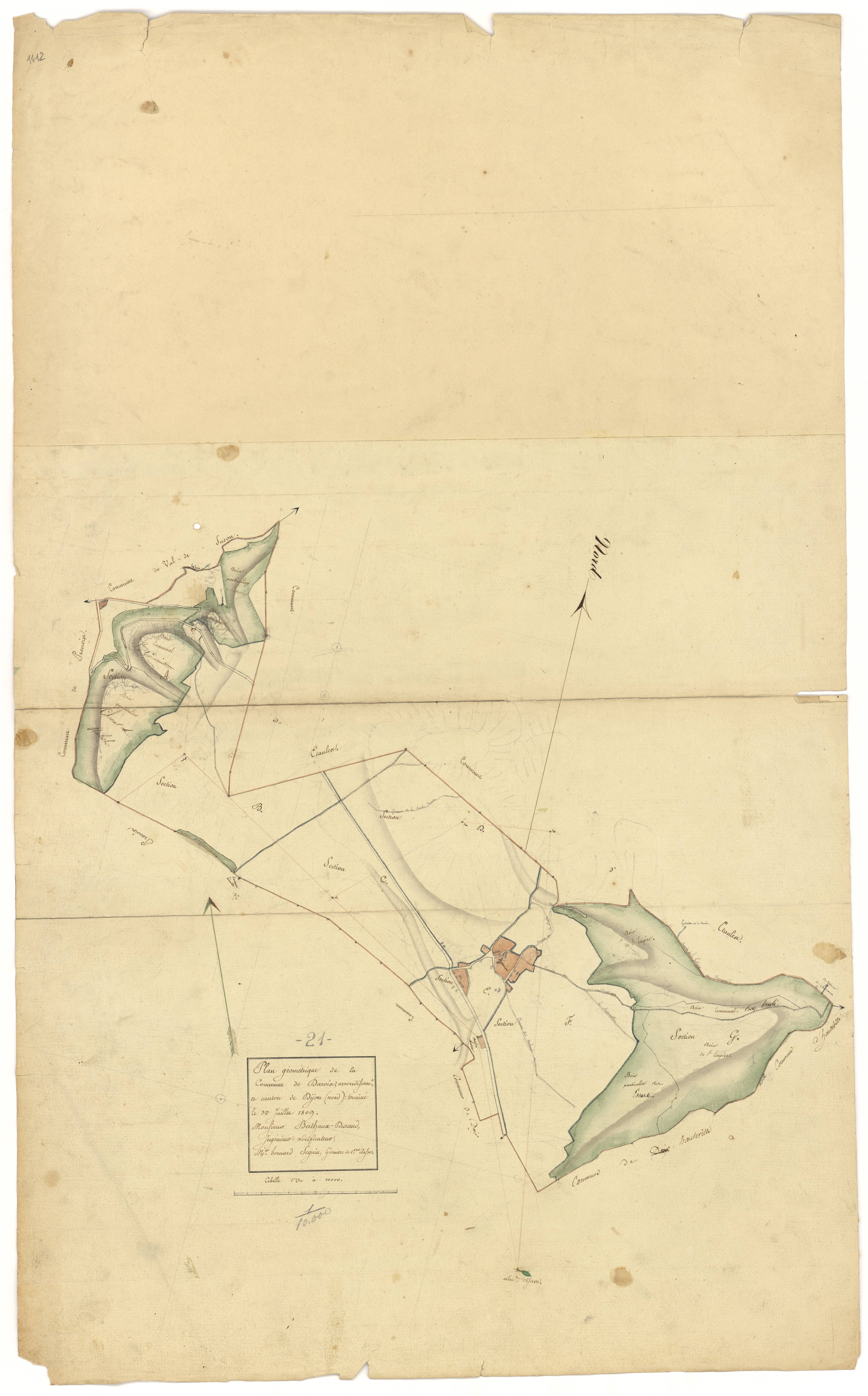 Darois - Tableau d'assemblage - 3 P PLAN 235/1