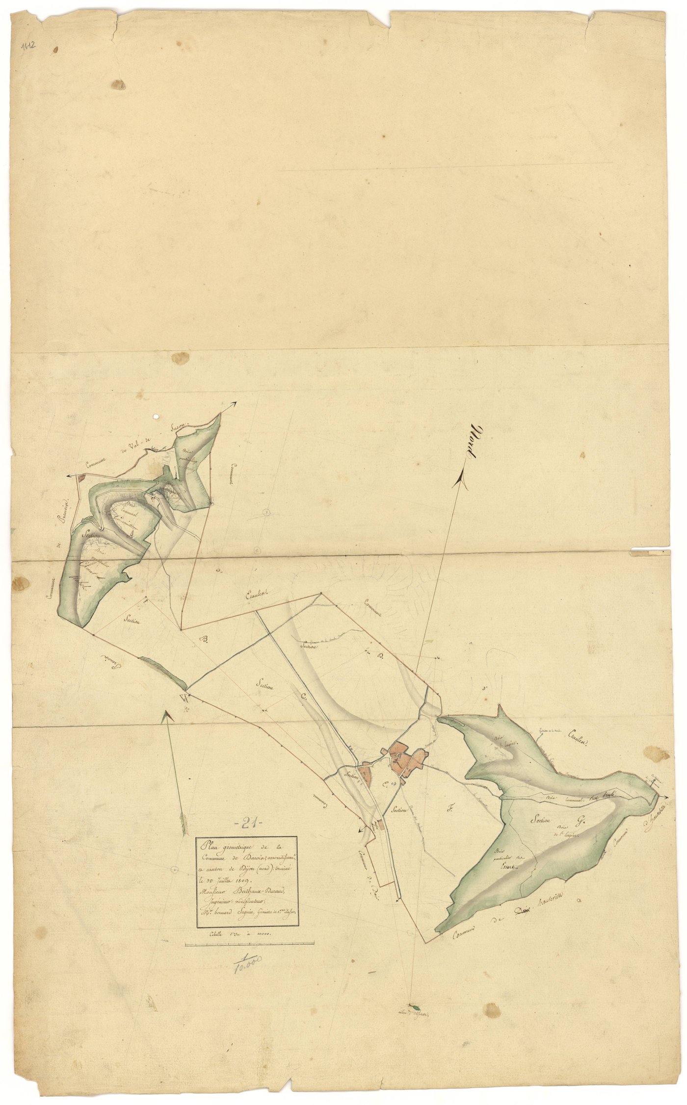 Darois - Tableau d'assemblage - 3 P PLAN 235/1