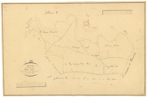Détain-et-Bruant - Section A1 - 3 P PLAN 236/2