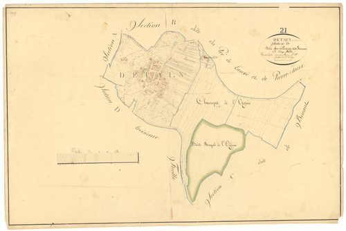 Détain-et-Bruant - Section D1 - 3 P PLAN 236/8