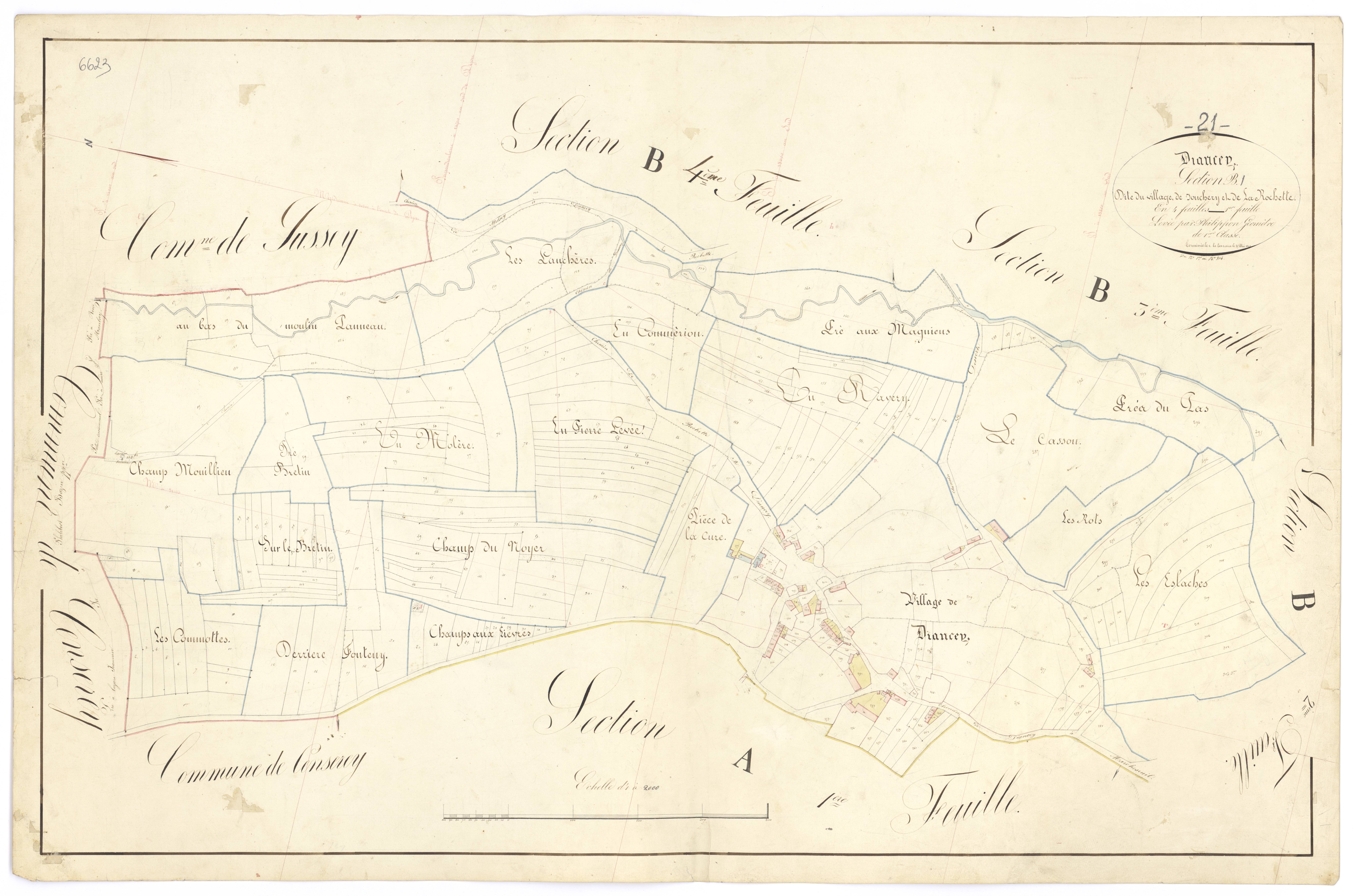 Diancey - Section B1 - 3 P PLAN 237/5
