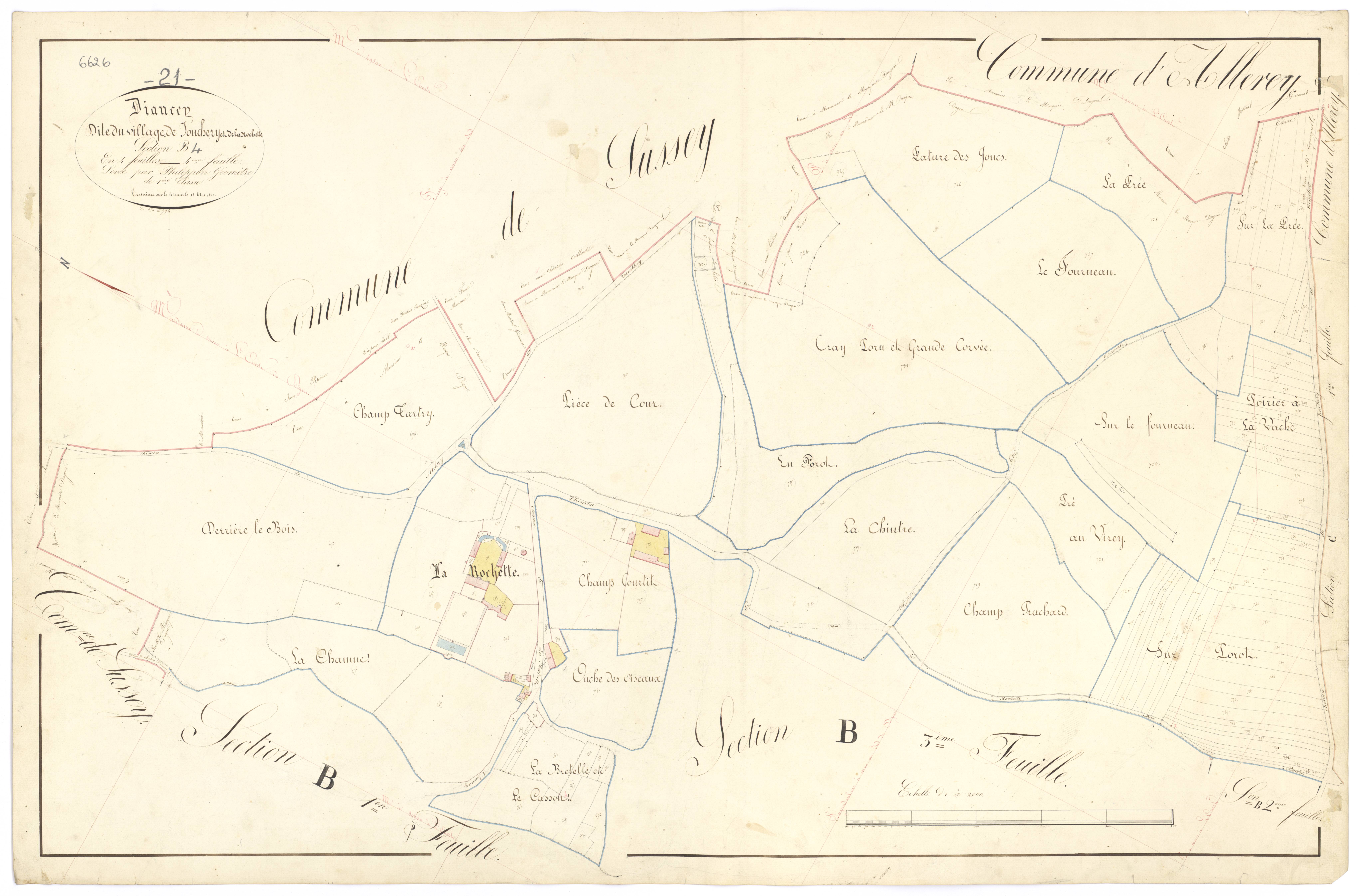 Diancey - Section B4 - 3 P PLAN 237/8