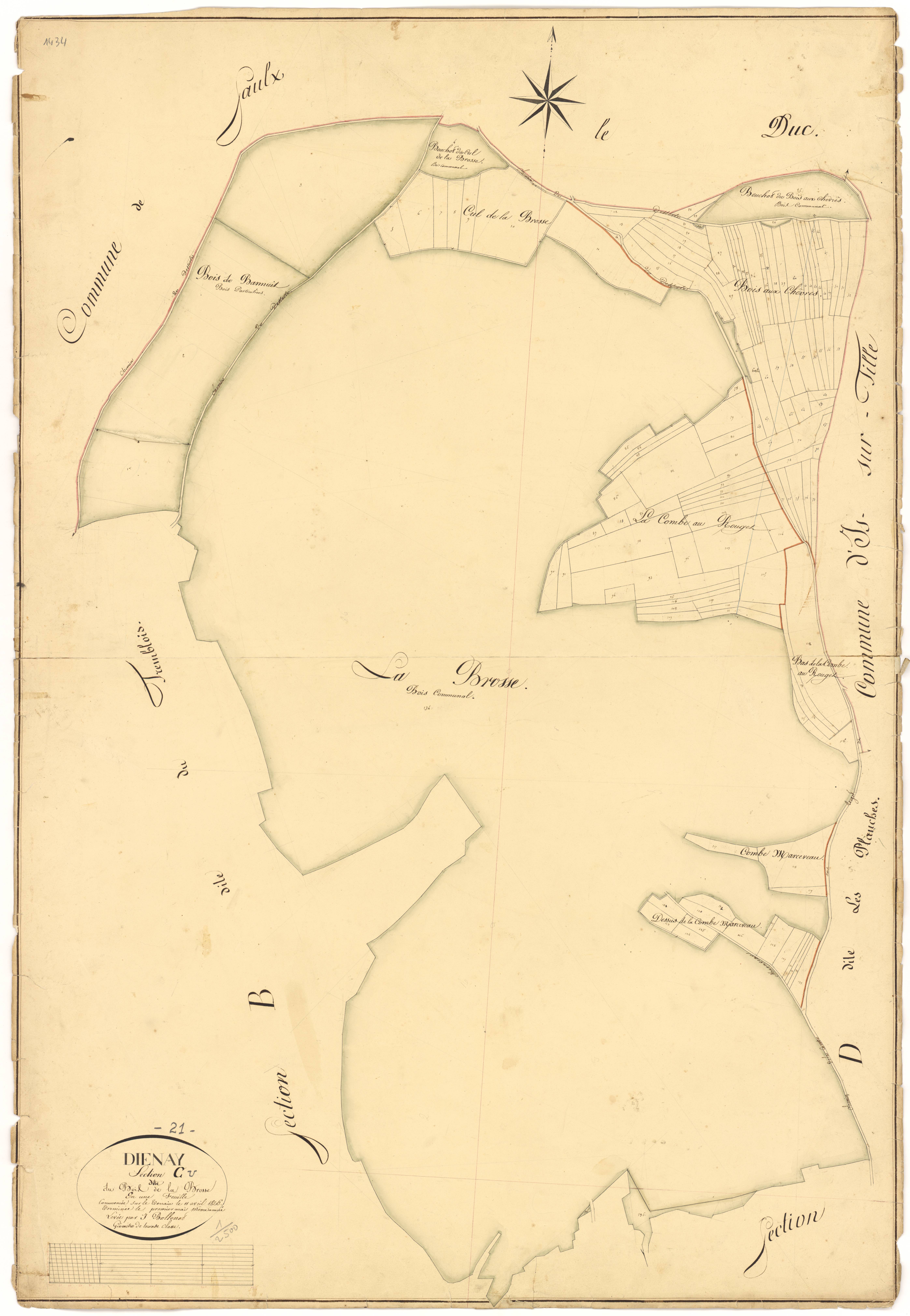 Diénay - Section C - 3 P PLAN 238/4