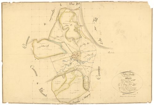 Diénay - Tableau d'assemblage - 3 P PLAN 238/1