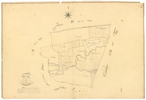Diénay - Section E - 3 P PLAN 238/6