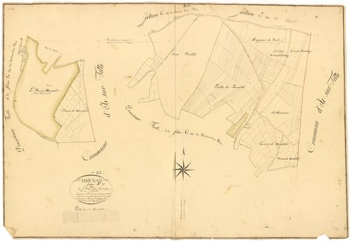 Diénay - Section F - 3 P PLAN 238/7