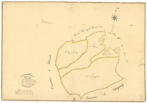 Diénay - Section G2 - 3 P PLAN 238/9
