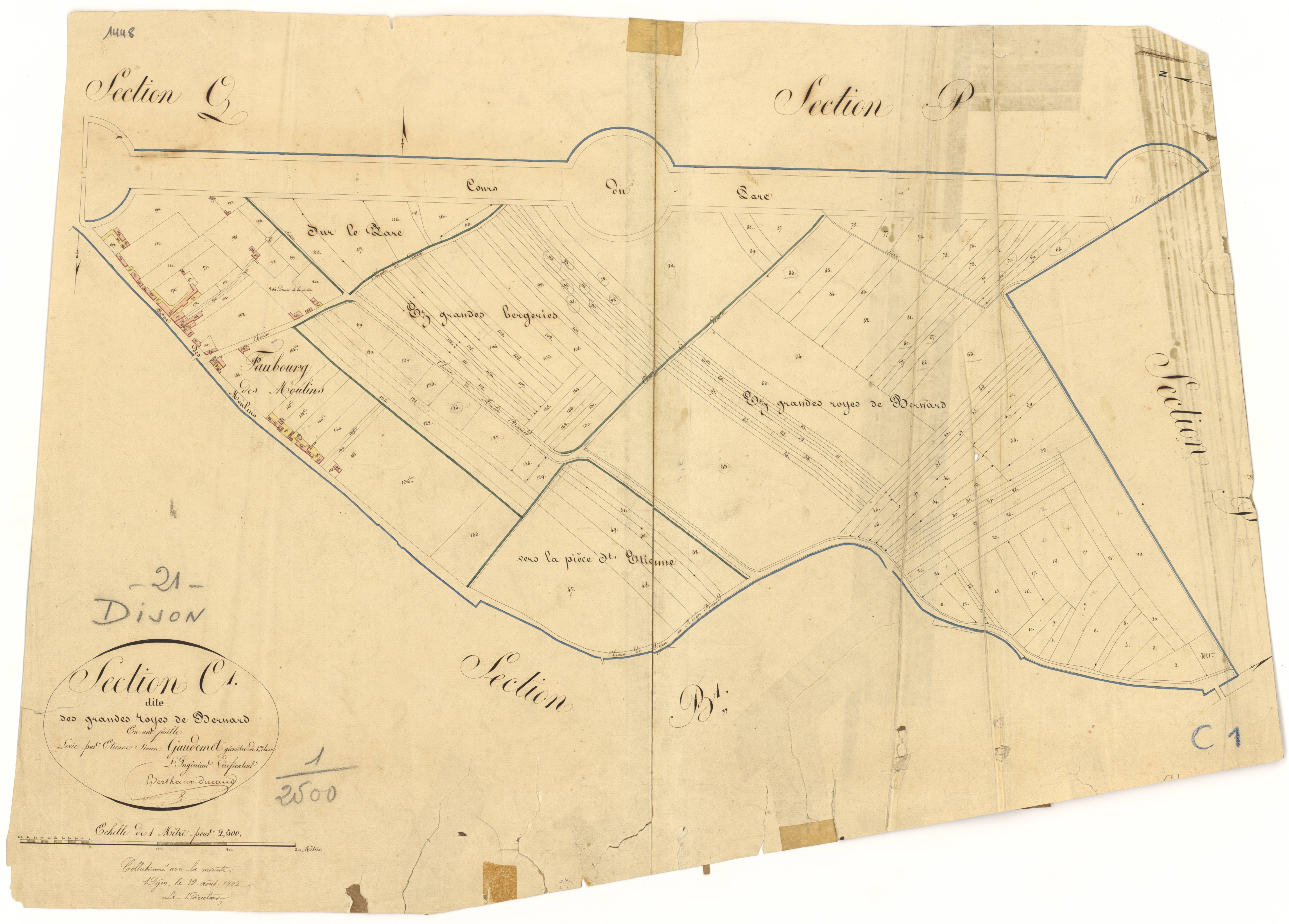 Dijon - Section C1 - 3 P PLAN 239/8