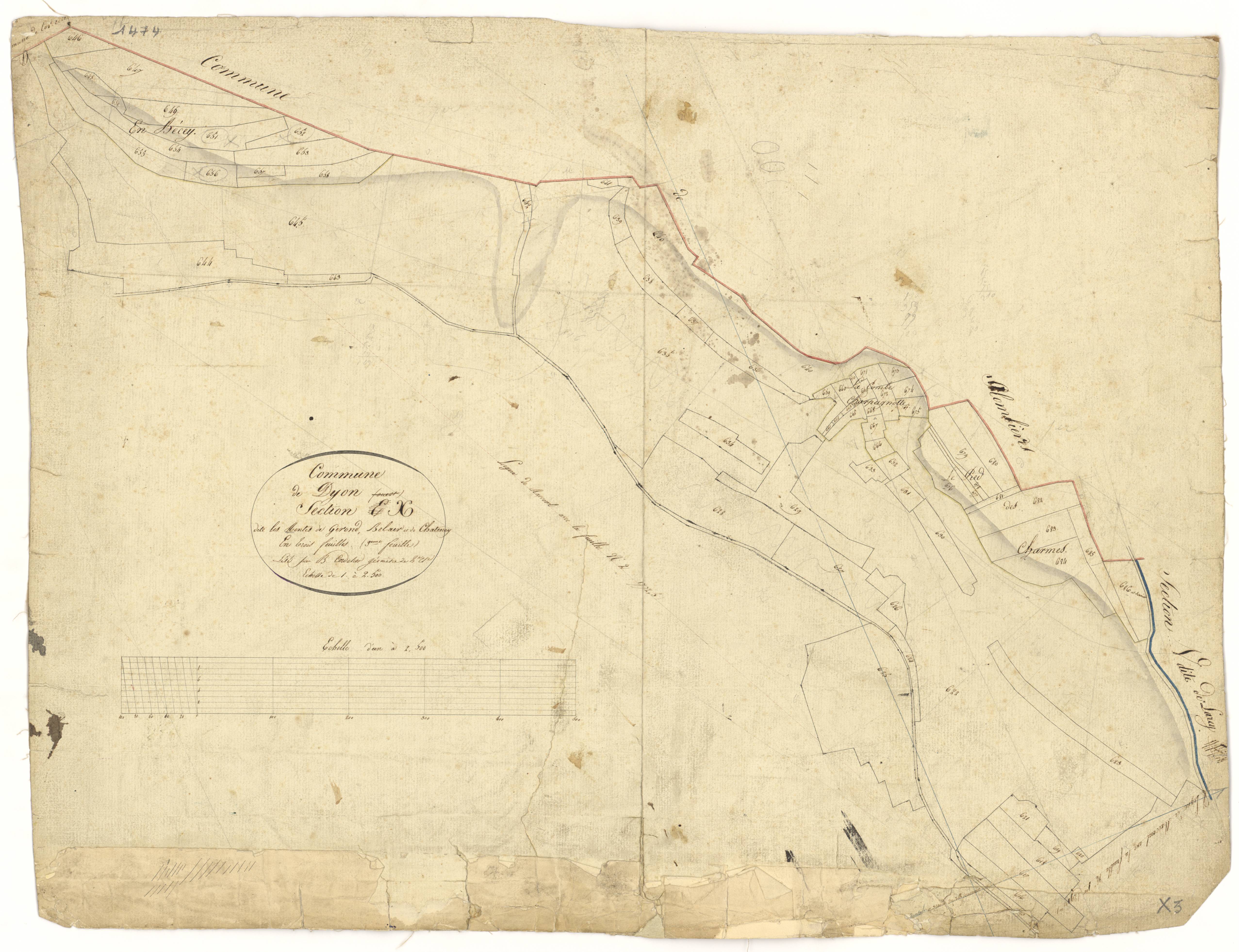 Dijon - Section X3 - 3 P PLAN 239/34