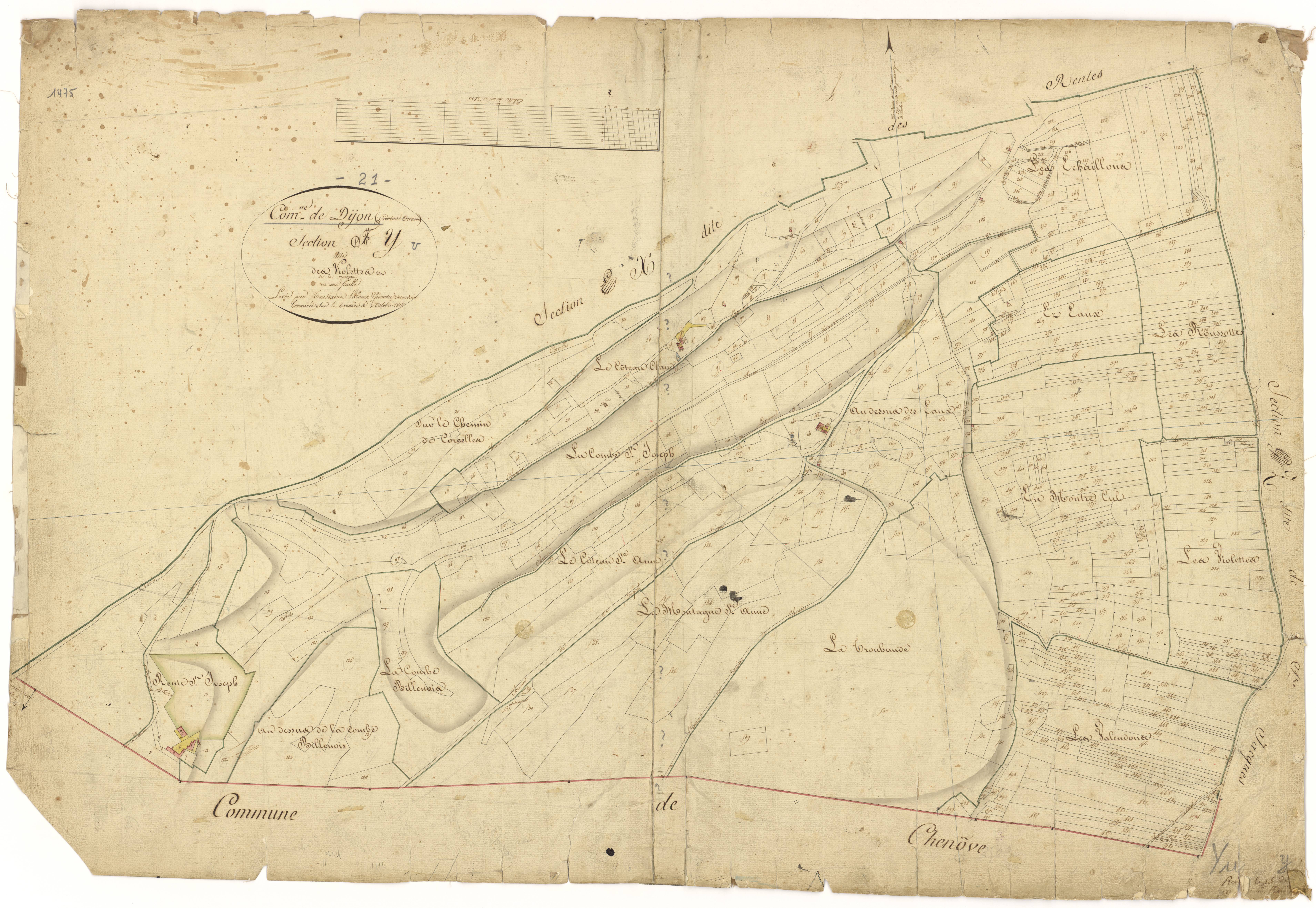 Dijon - Section Y - 3 P PLAN 239/35