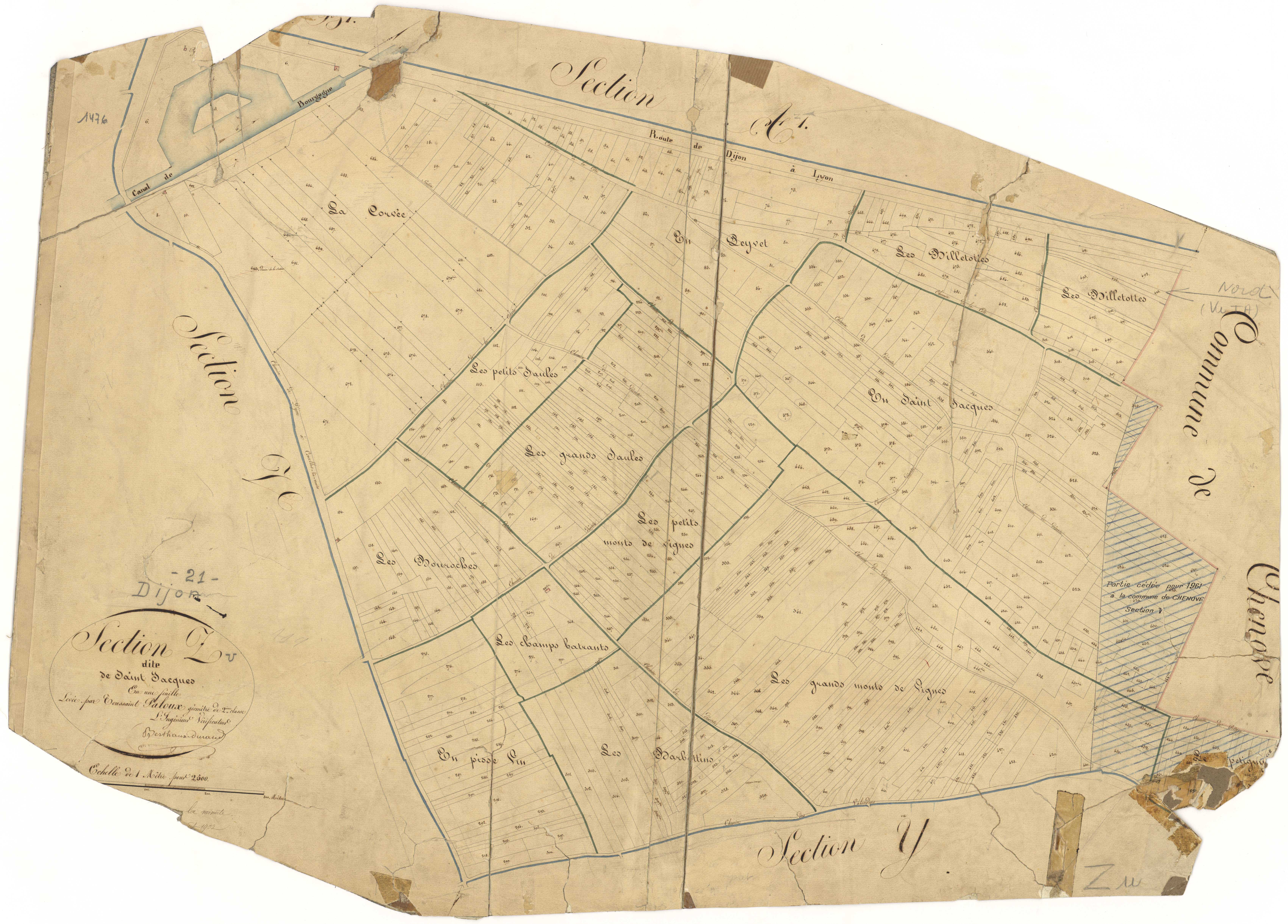 Dijon - Section Z - 3 P PLAN 239/36