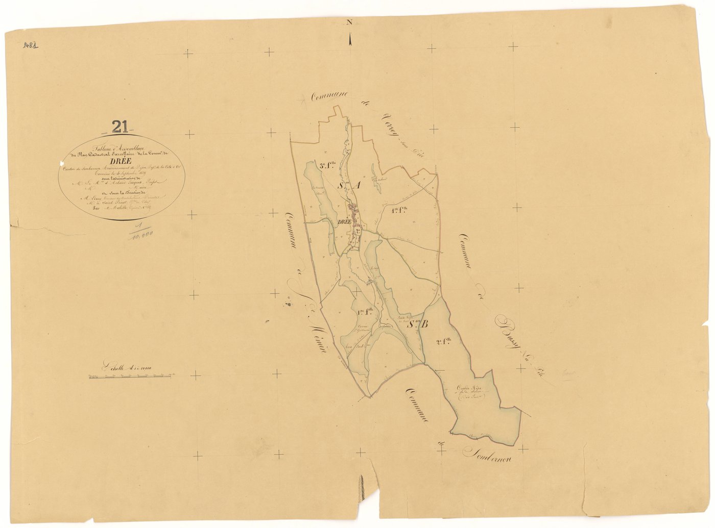 Drée - Tableau d'assemblage - 3 P PLAN 242/1