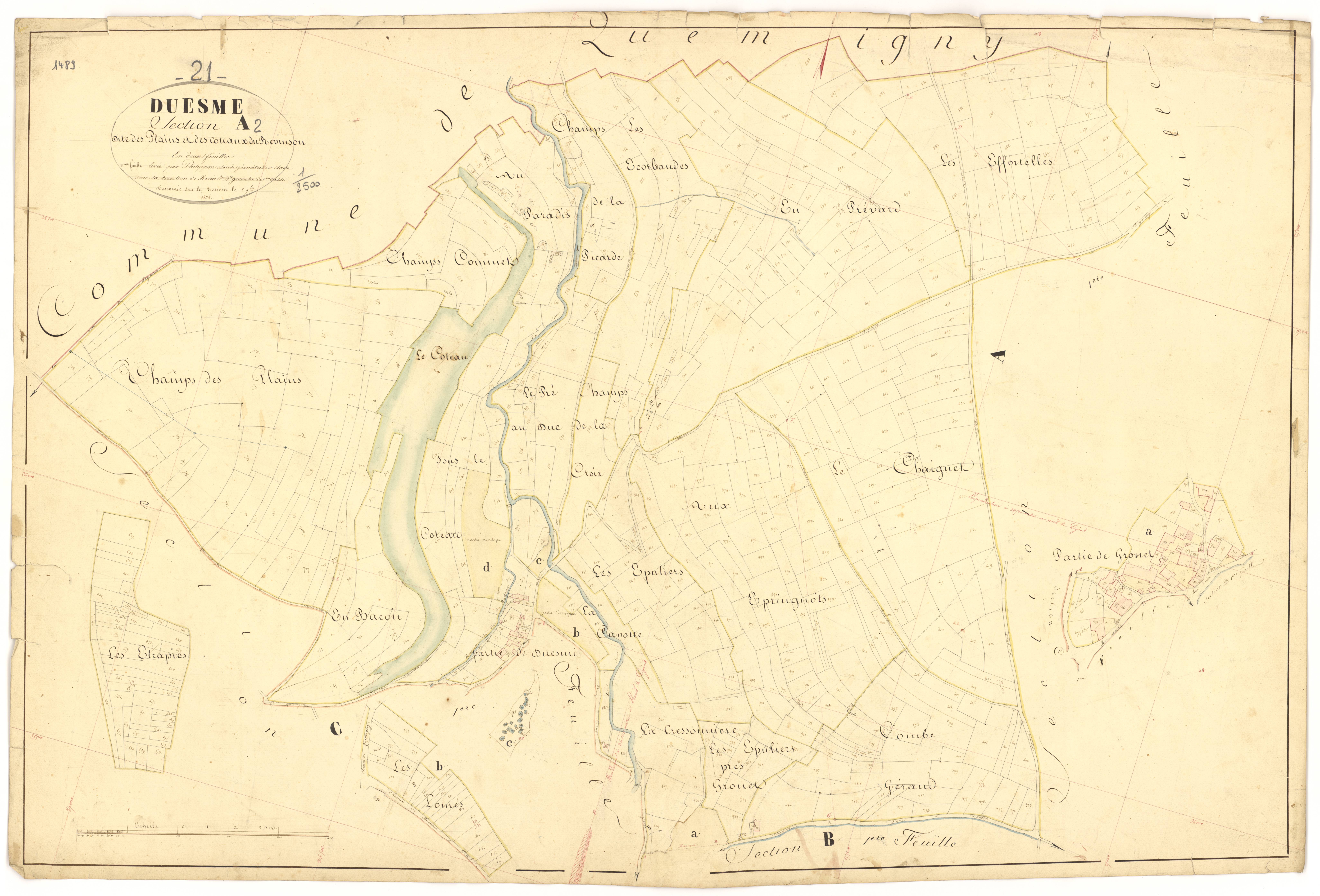 Duesme - Section A2 - 3 P PLAN 243/3