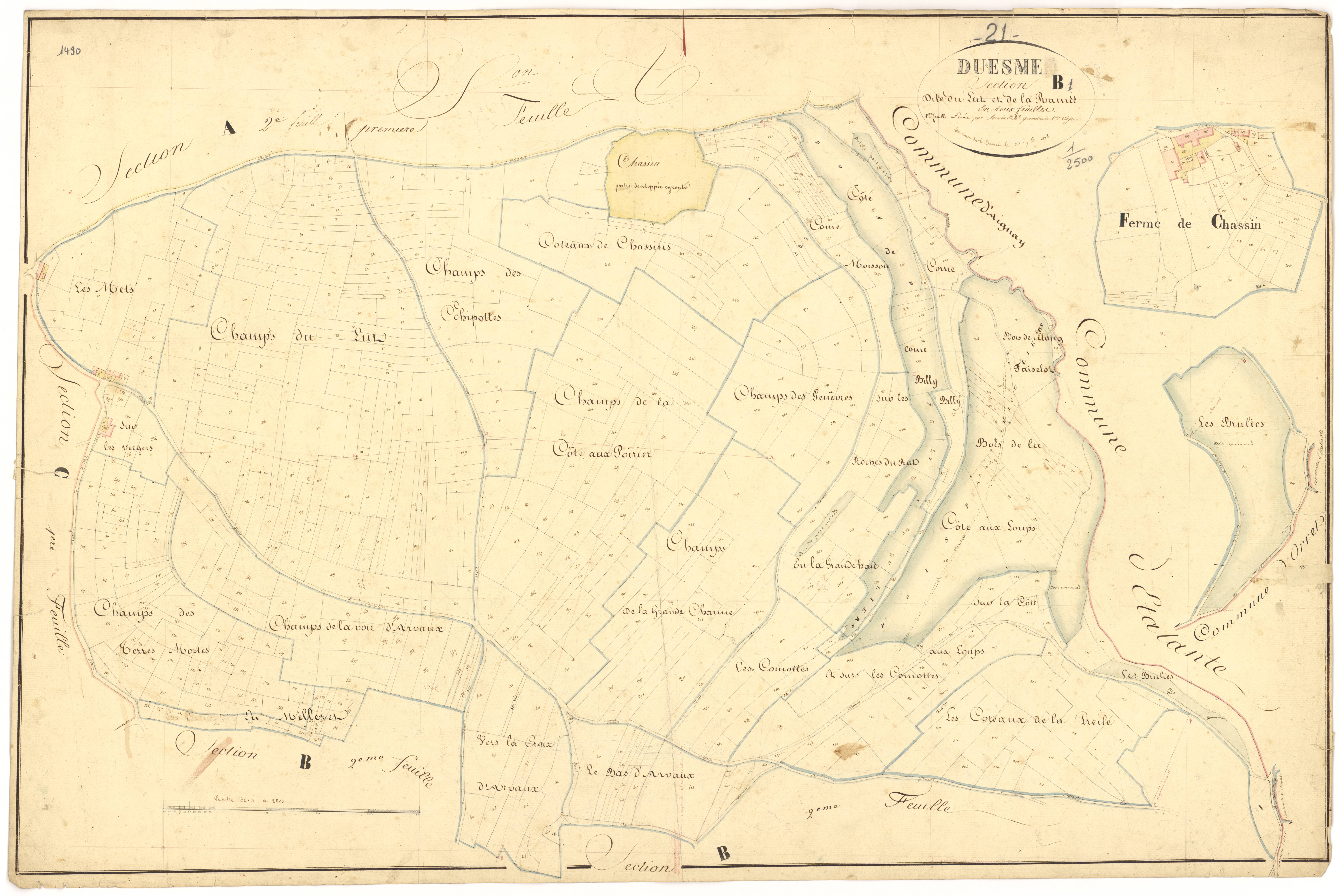 Duesme - Section B1 - 3 P PLAN 243/4