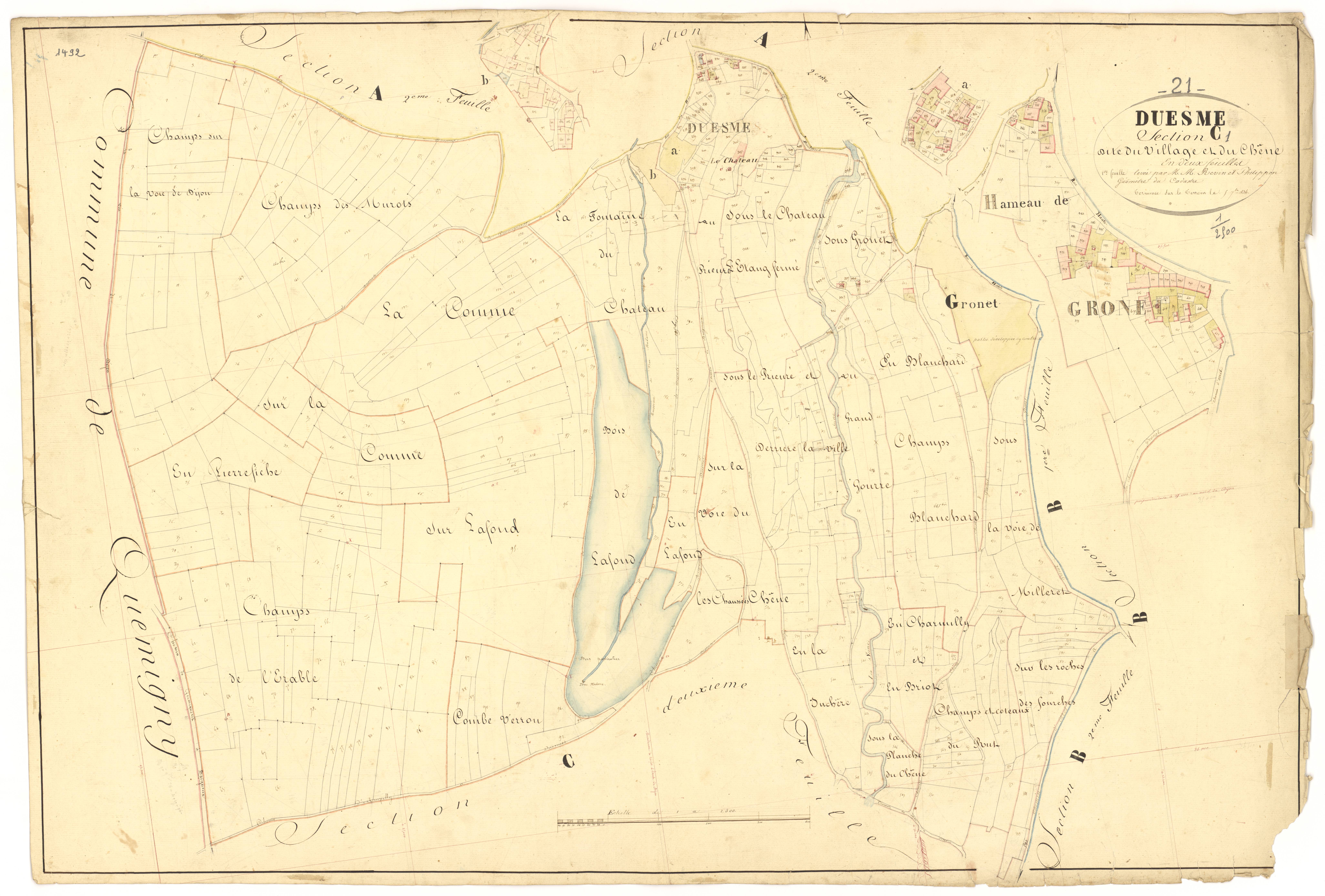 Duesme - Section C1 - 3 P PLAN 243/6