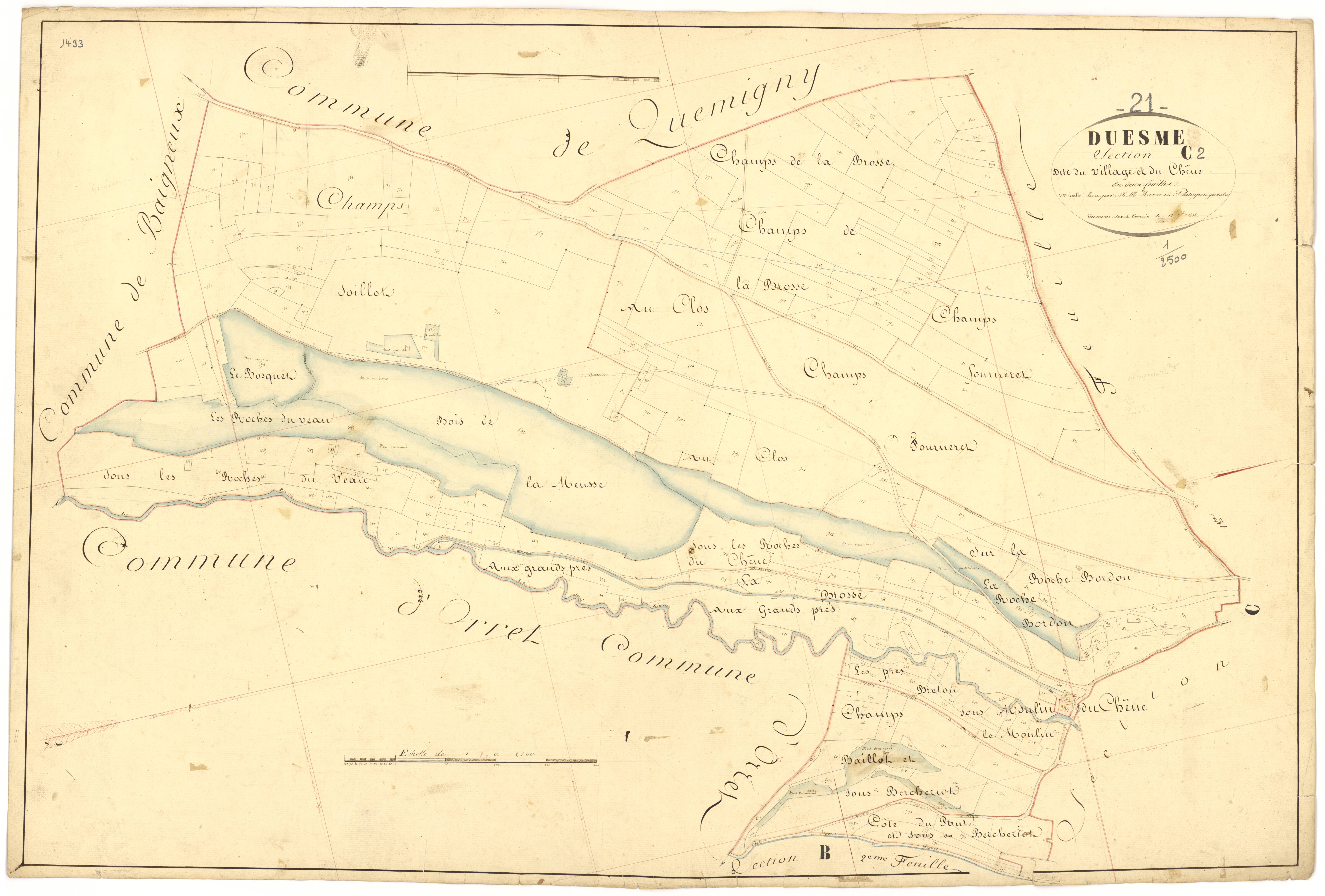 Duesme - Section C2 - 3 P PLAN 243/7