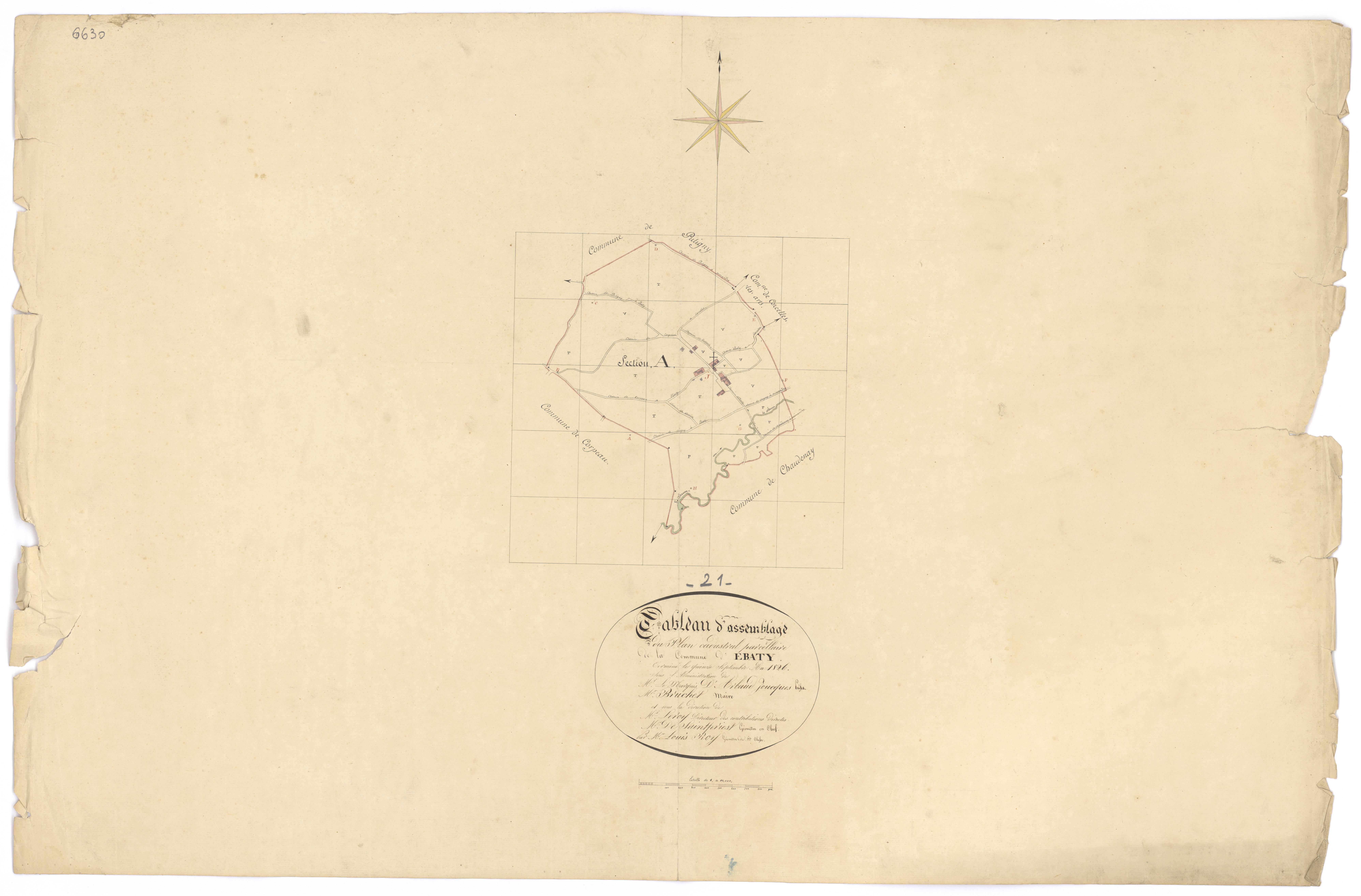 Ebaty - Tableau d'assemblage - 3 P PLAN 244/1