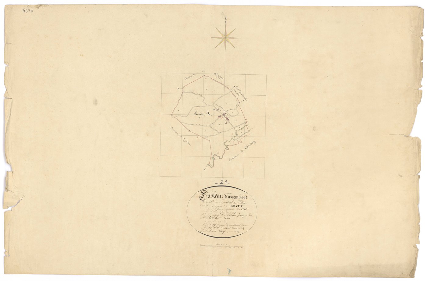 Ebaty - Tableau d'assemblage - 3 P PLAN 244/1