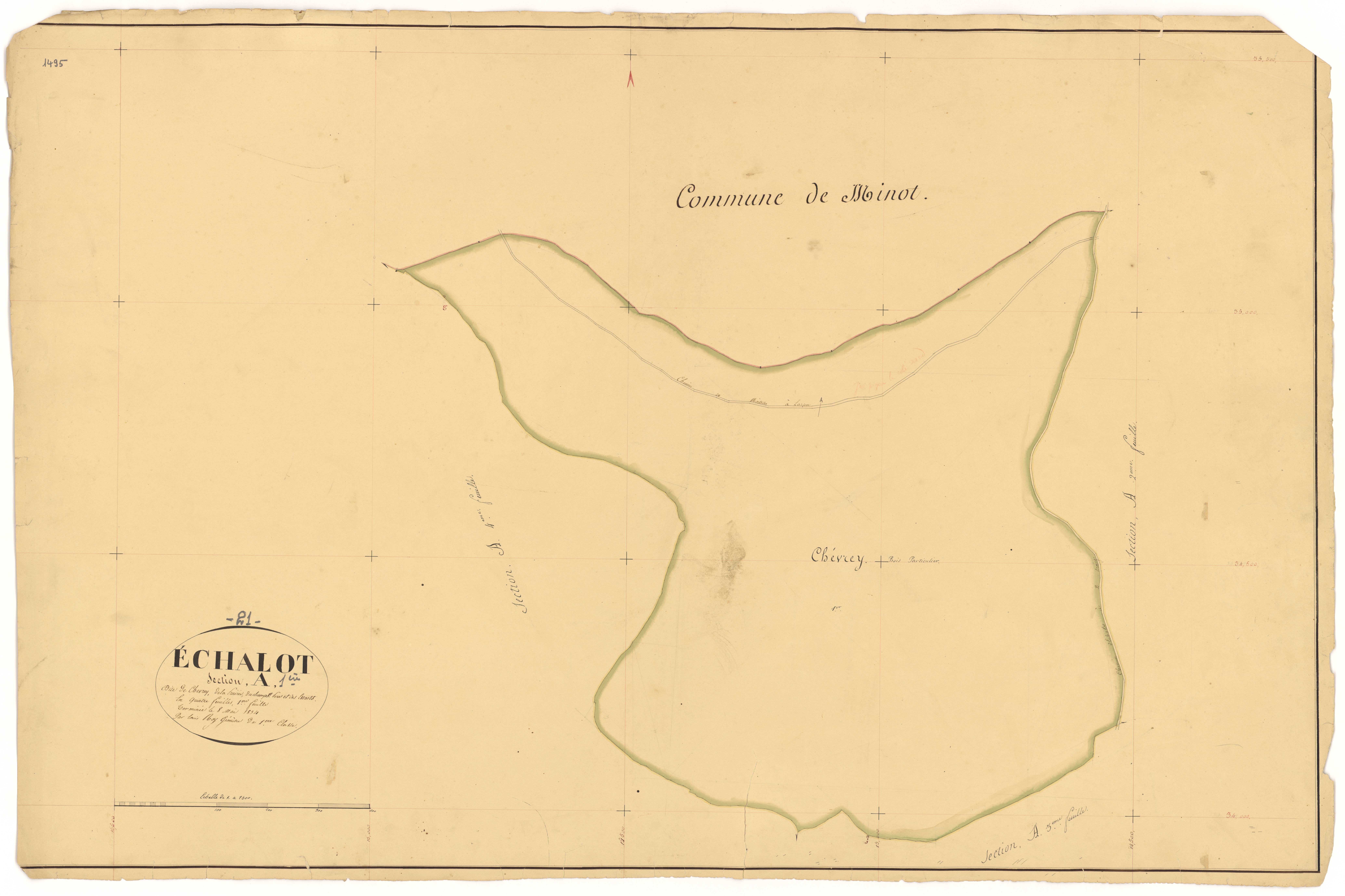 Echalot - Section A1 - 3 P PLAN 245/2