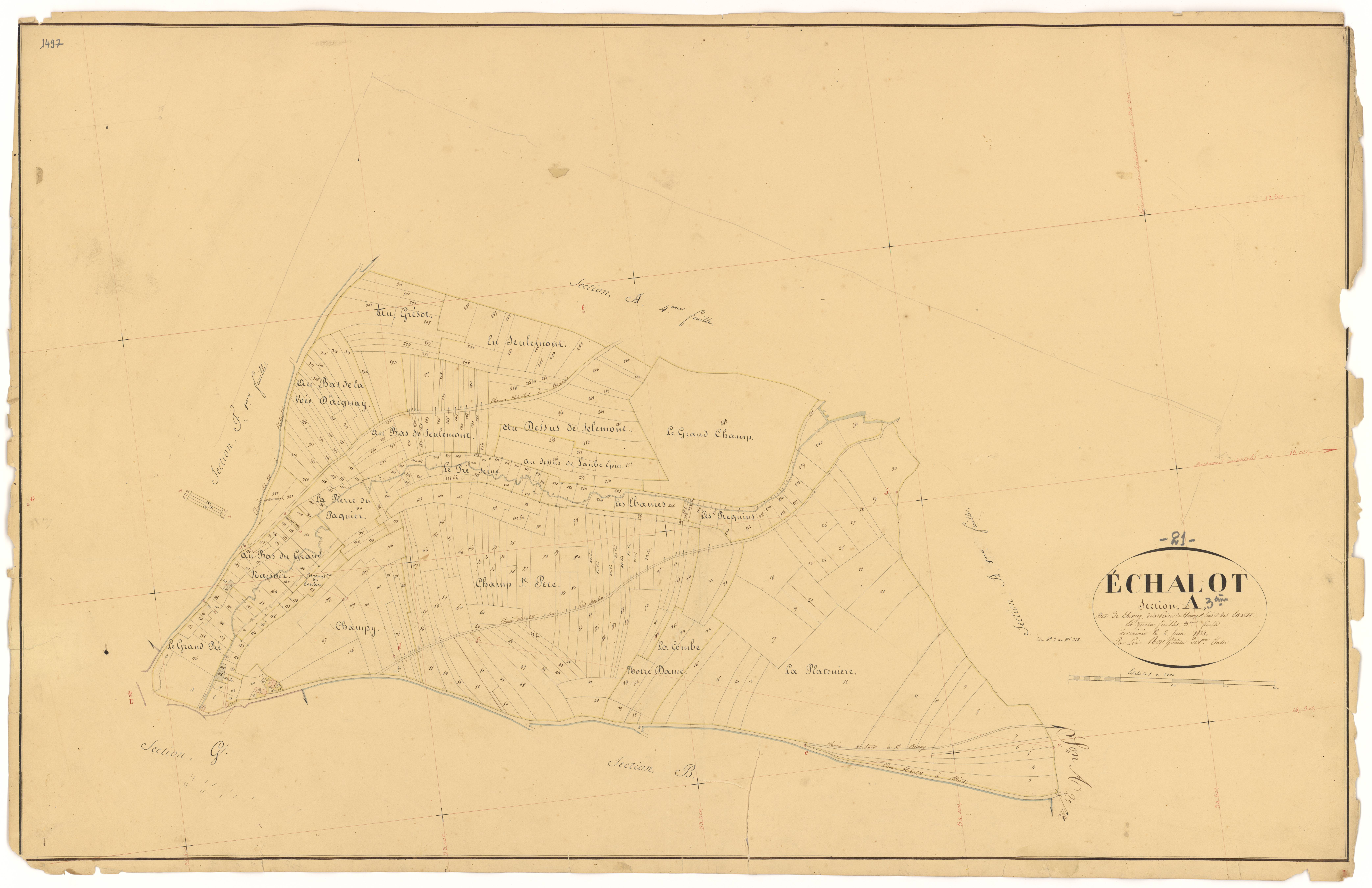 Echalot - Section A3 - 3 P PLAN 245/4