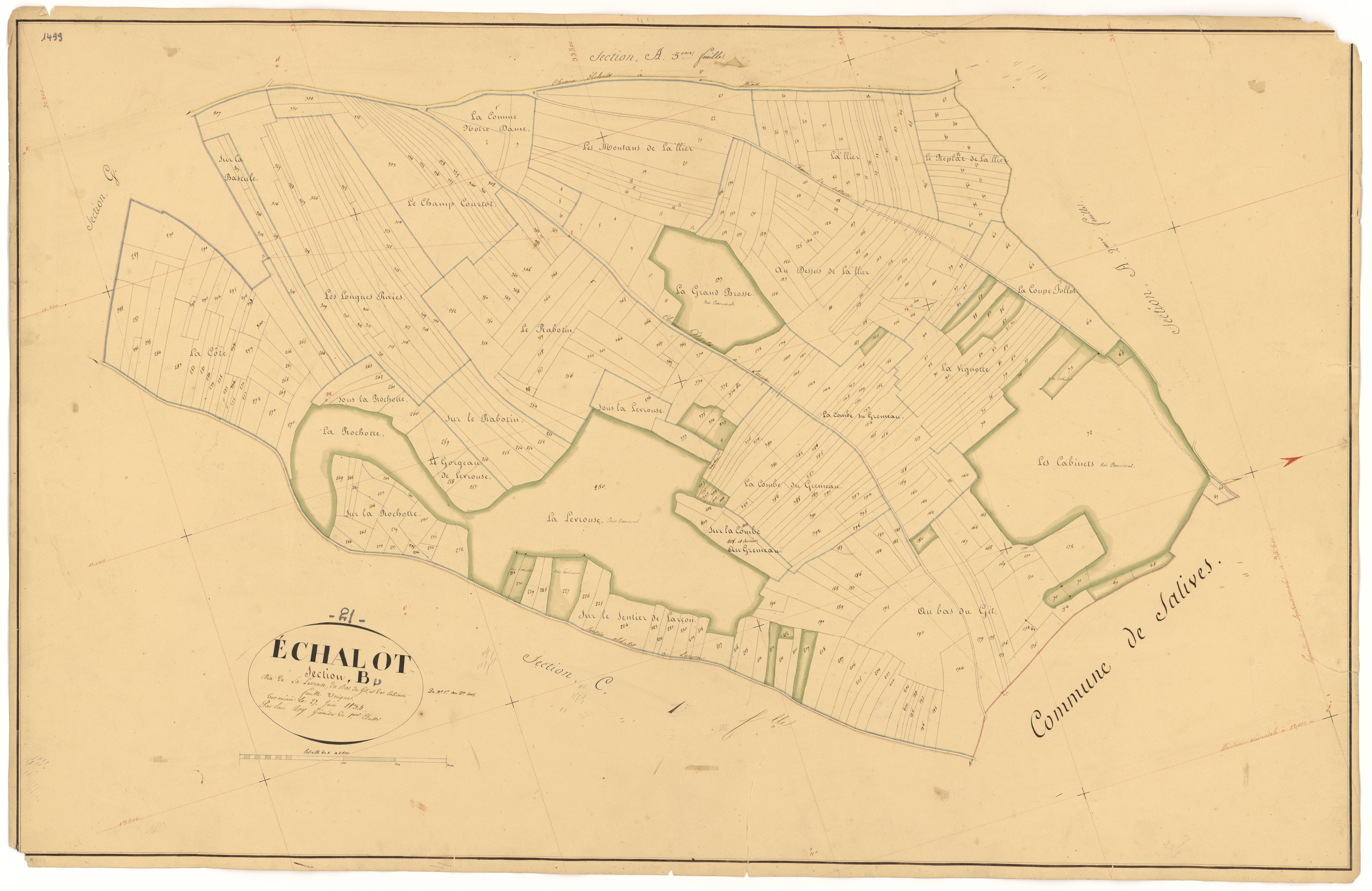 Echalot - Section B - 3 P PLAN 245/6