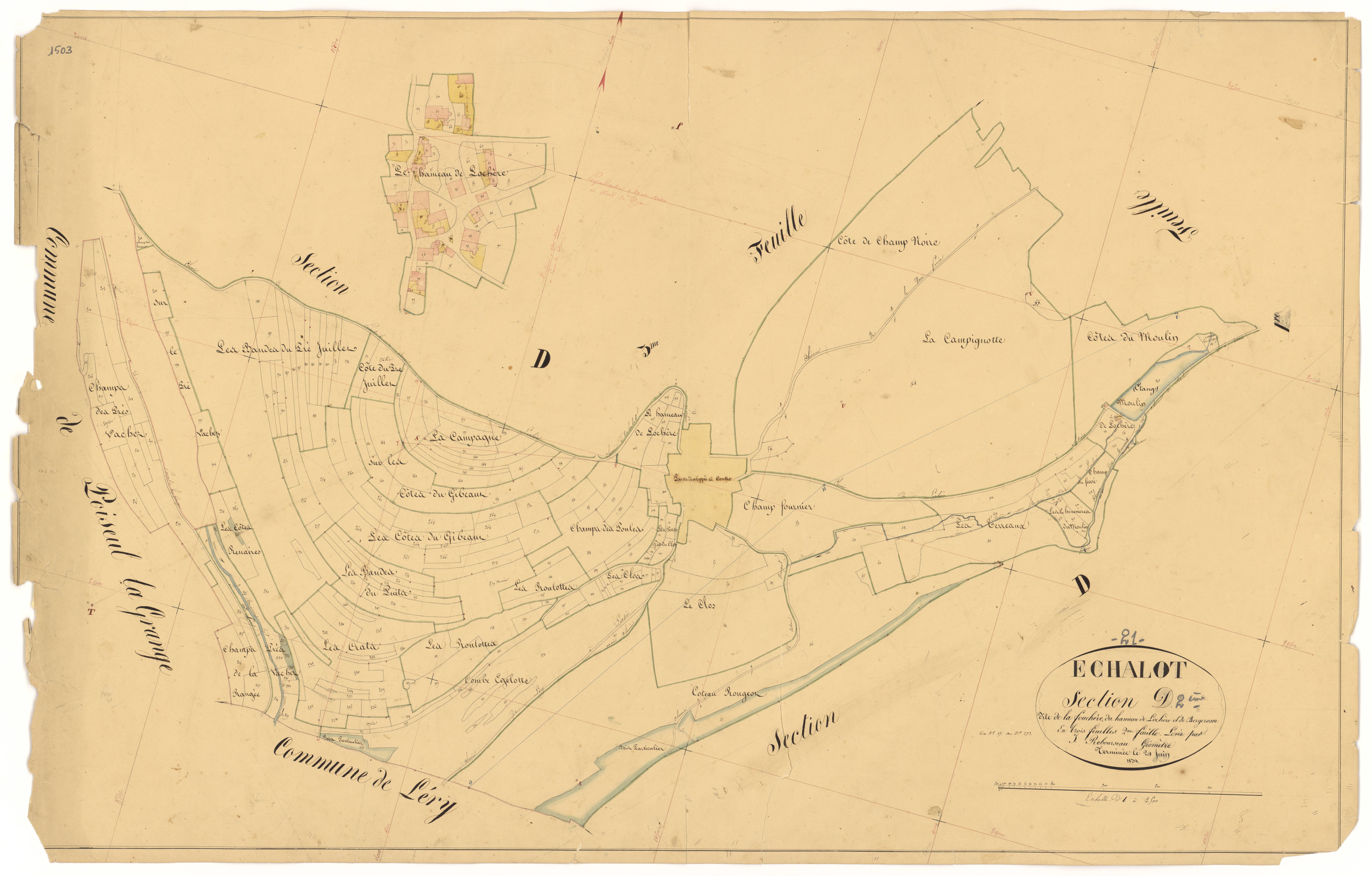 Echalot - Section D2 - 3 P PLAN 245/10