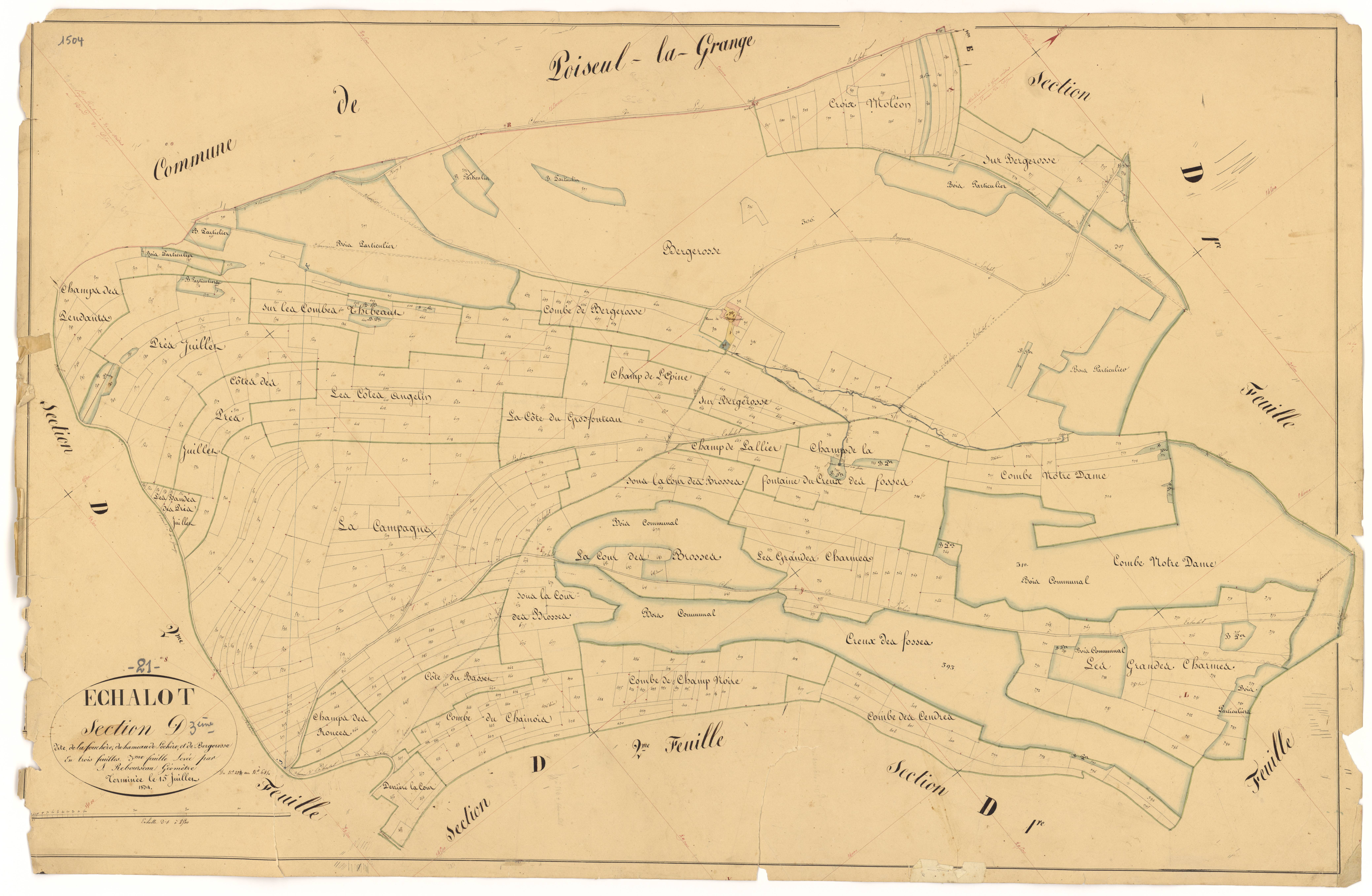 Echalot - Section D3 - 3 P PLAN 245/11