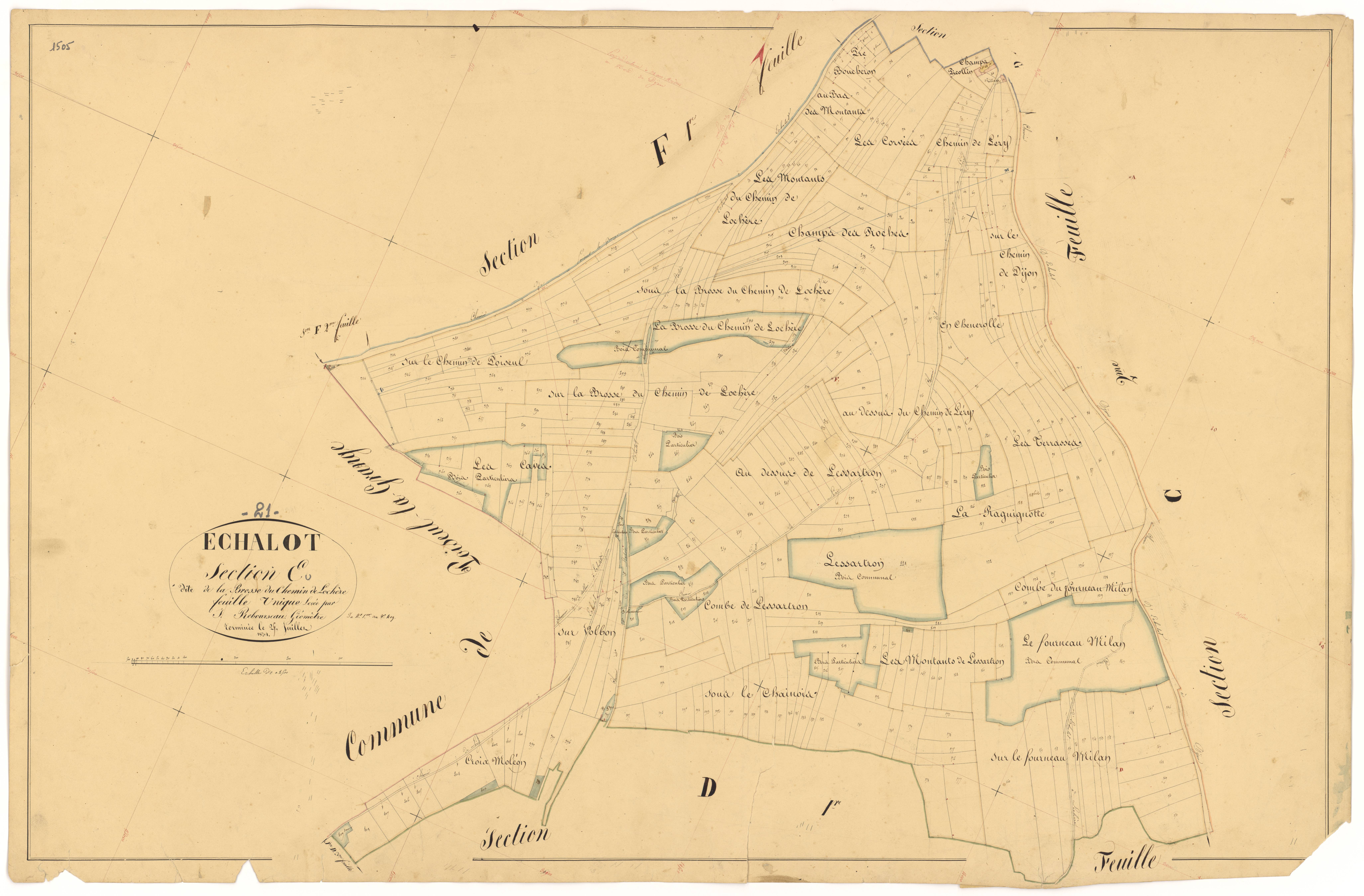 Echalot - Section E - 3 P PLAN 245/12