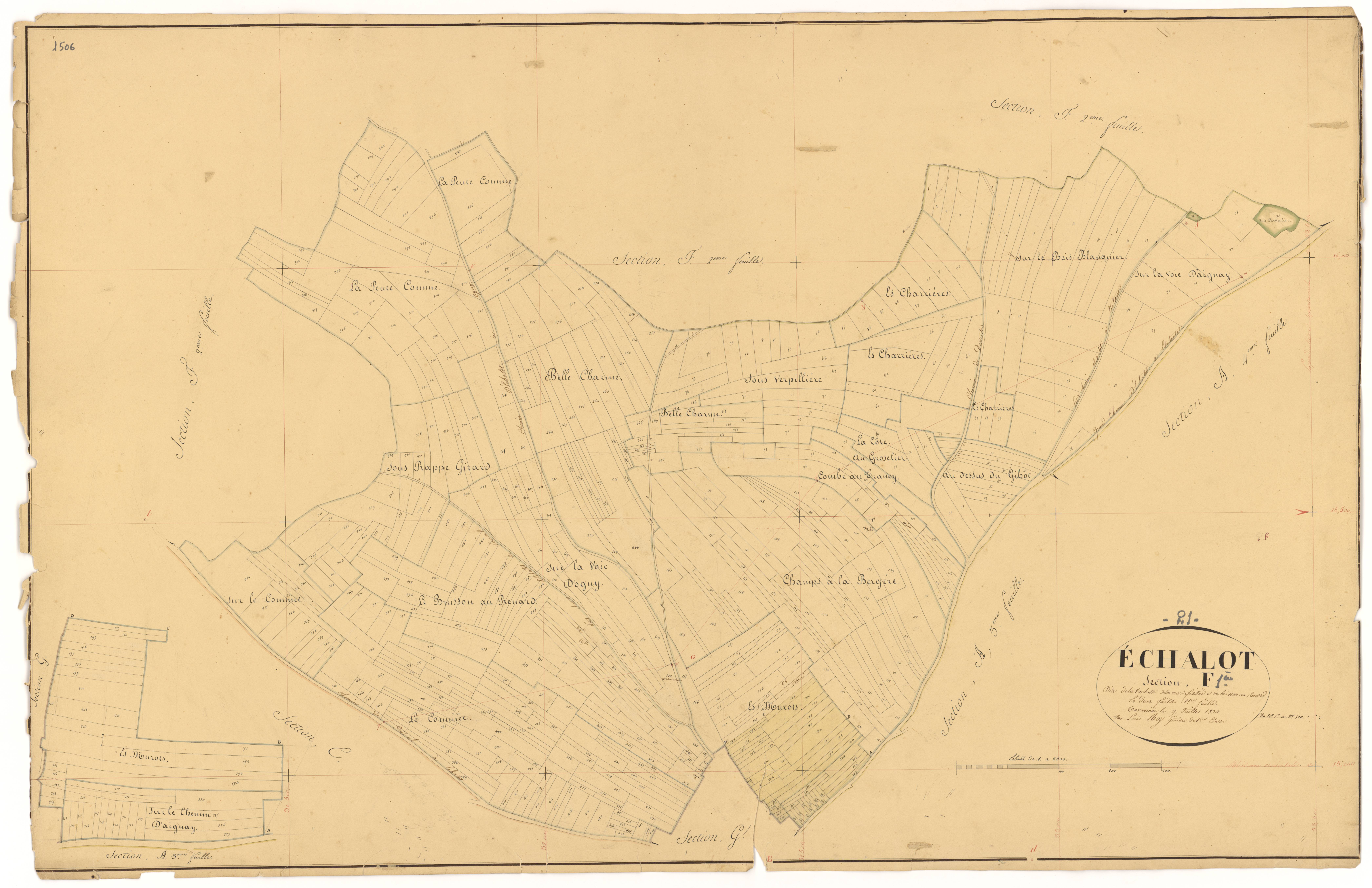 Echalot - Section F1 - 3 P PLAN 245/13