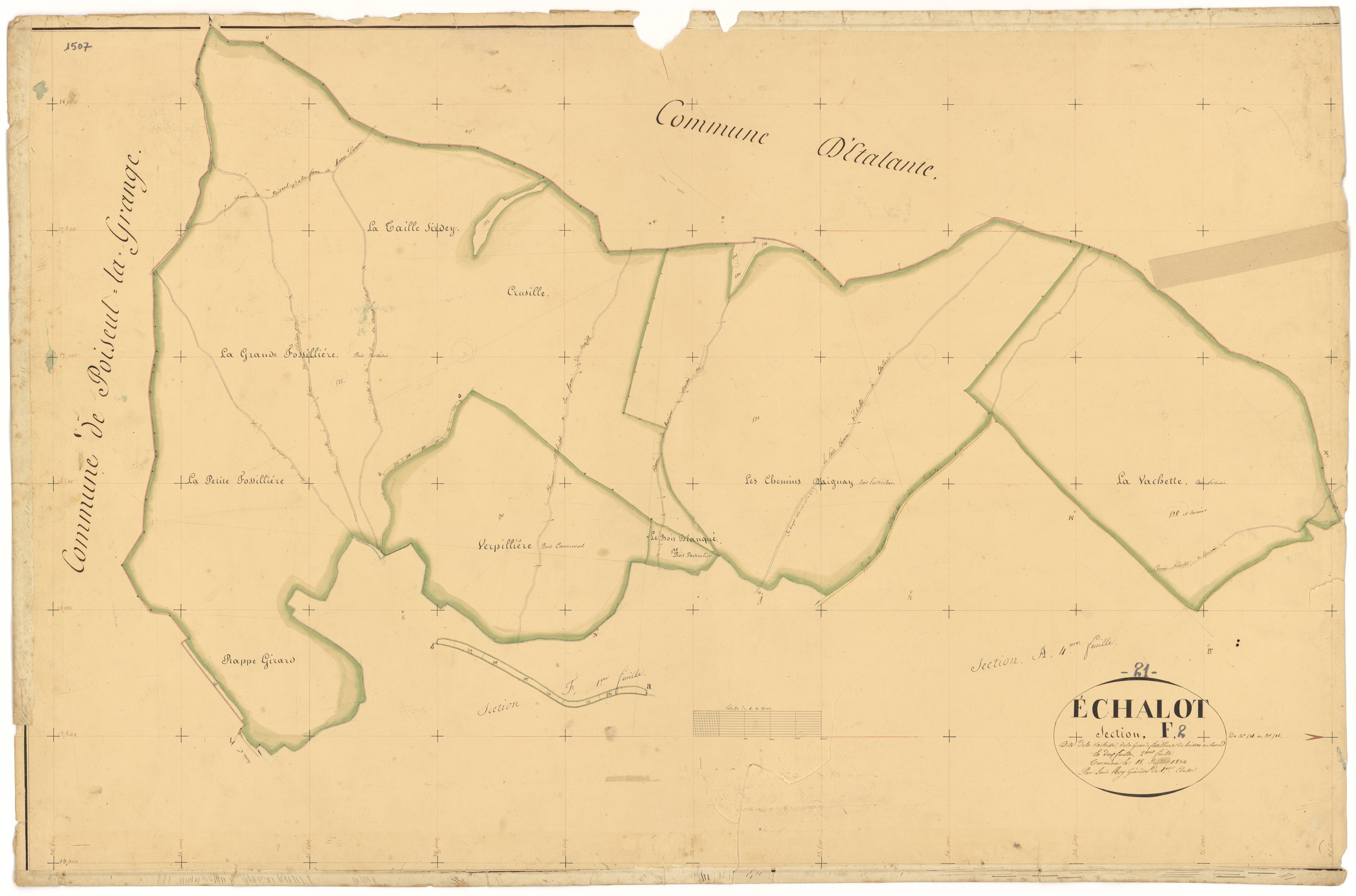 Echalot - Section F2 - 3 P PLAN 245/14