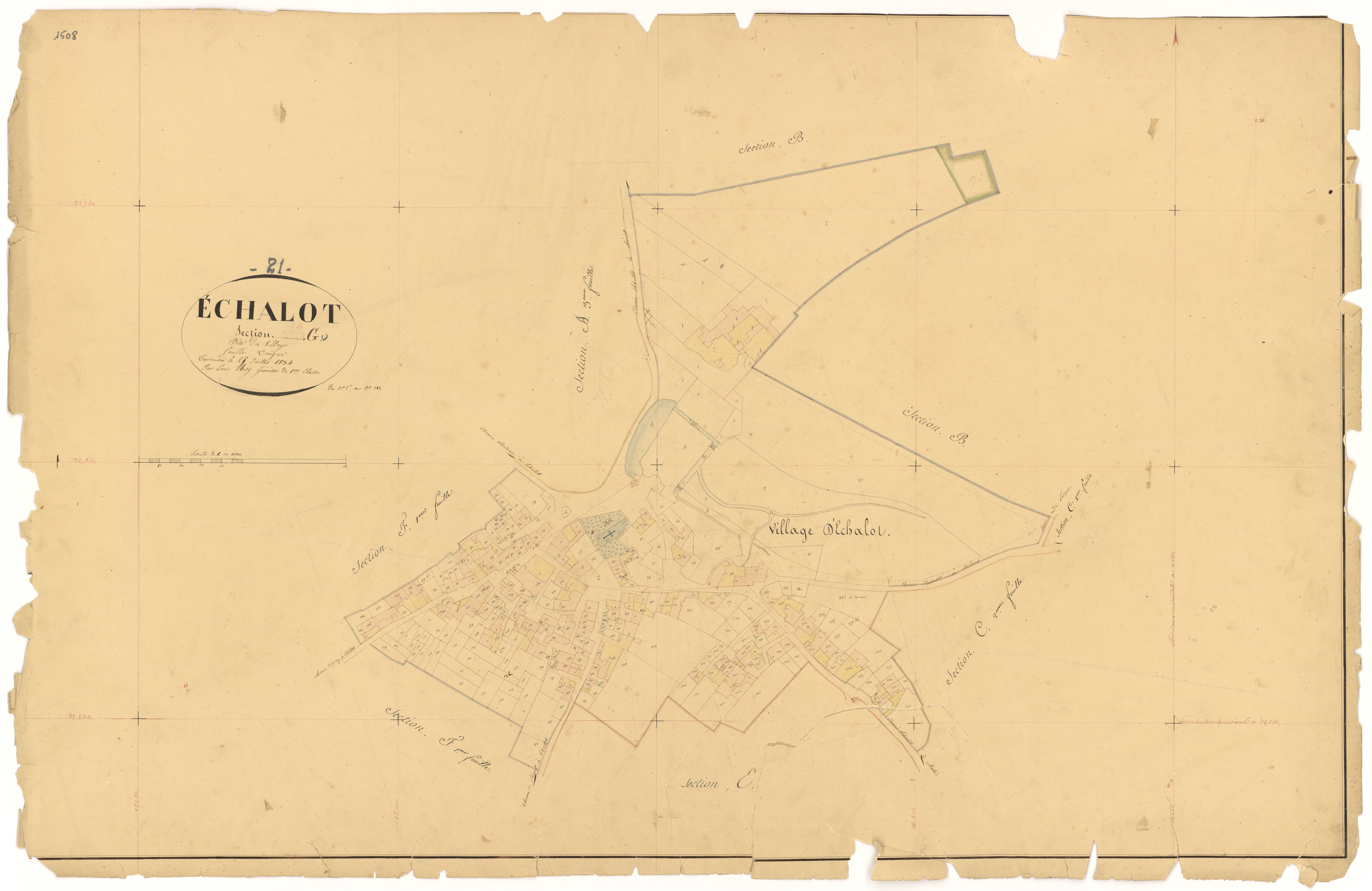 Echalot - Section G - 3 P PLAN 245/15