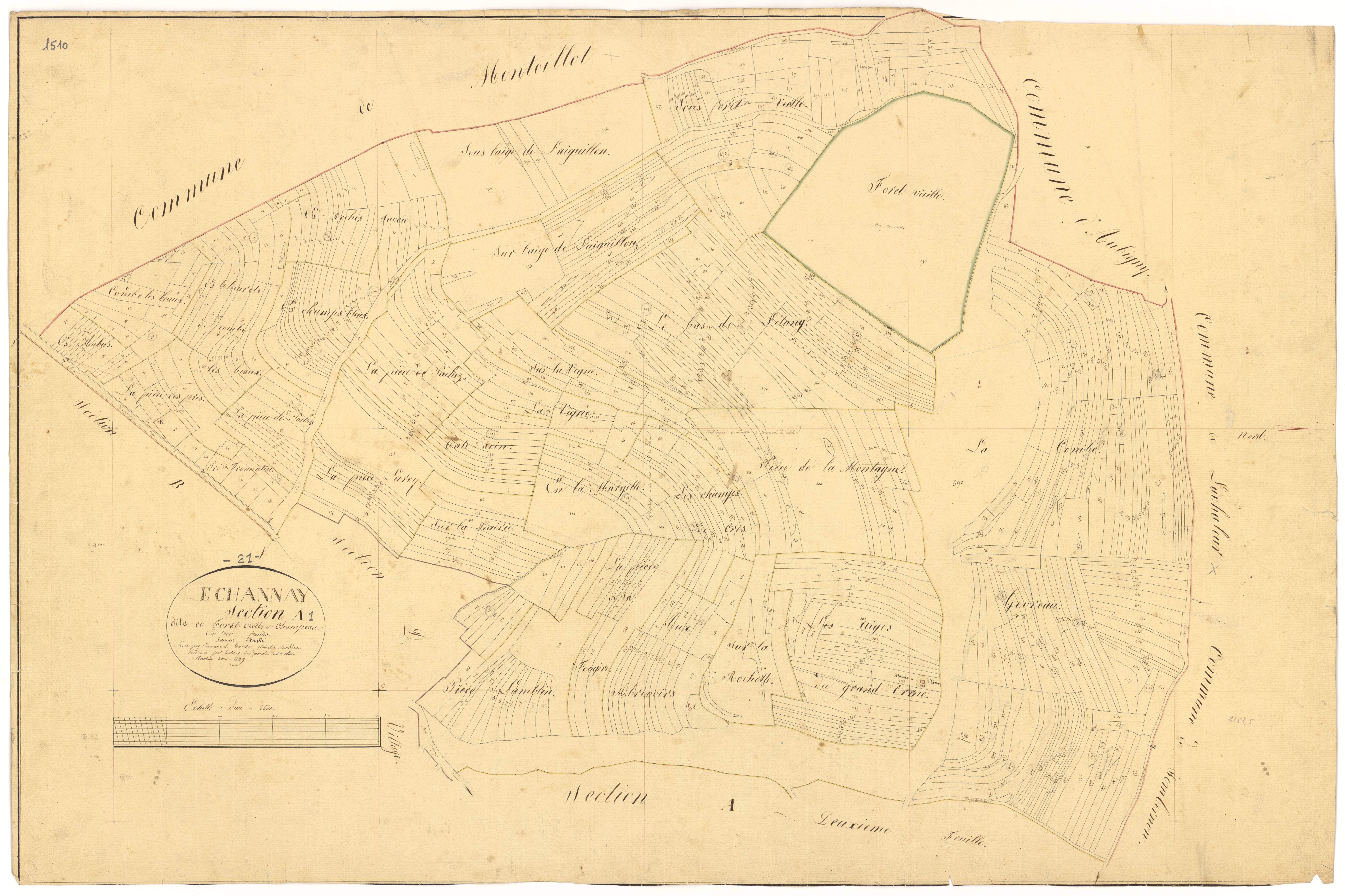 Echannay - Section A1 - 3 P PLAN 246/2