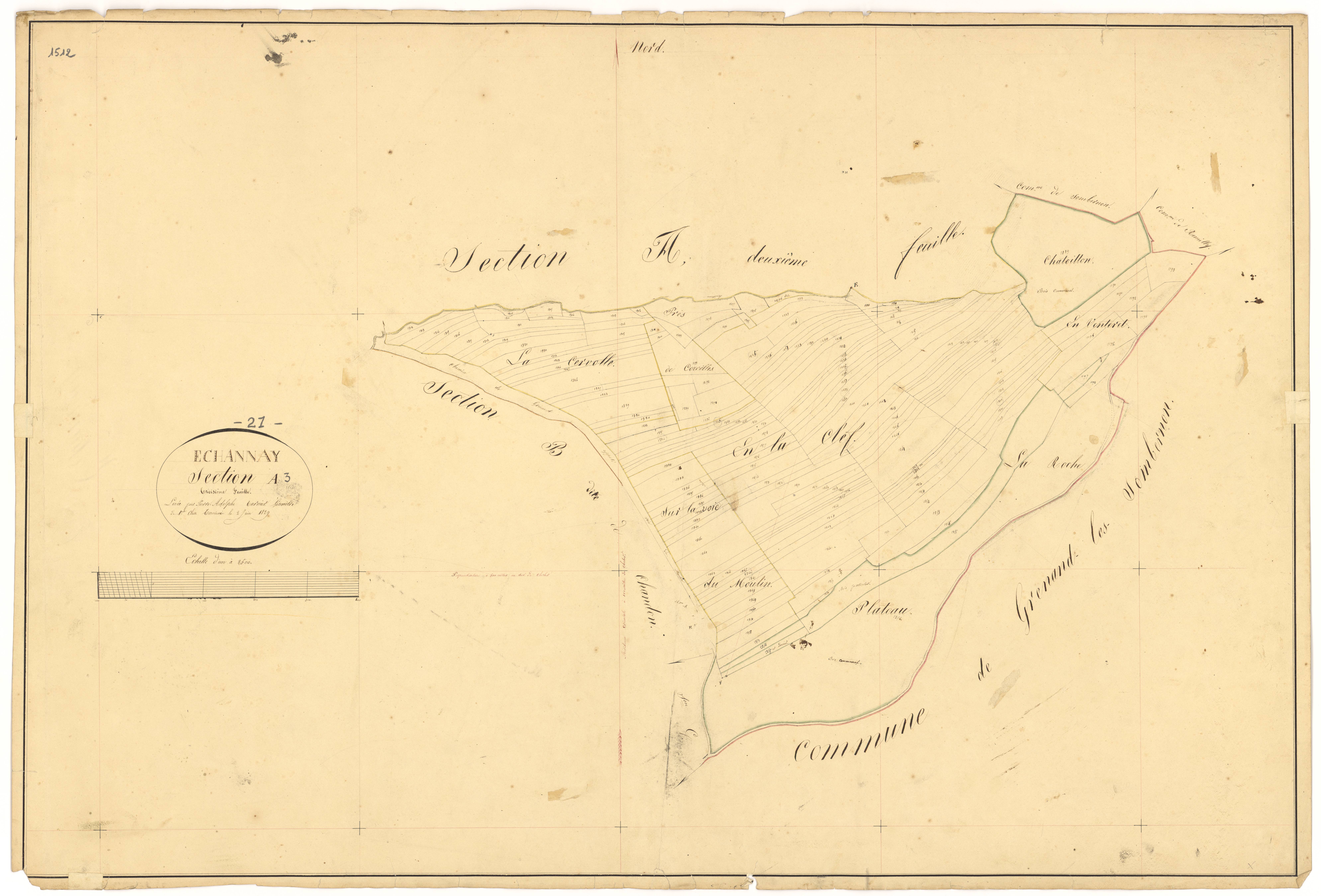 Echannay - Section A3 - 3 P PLAN 246/4
