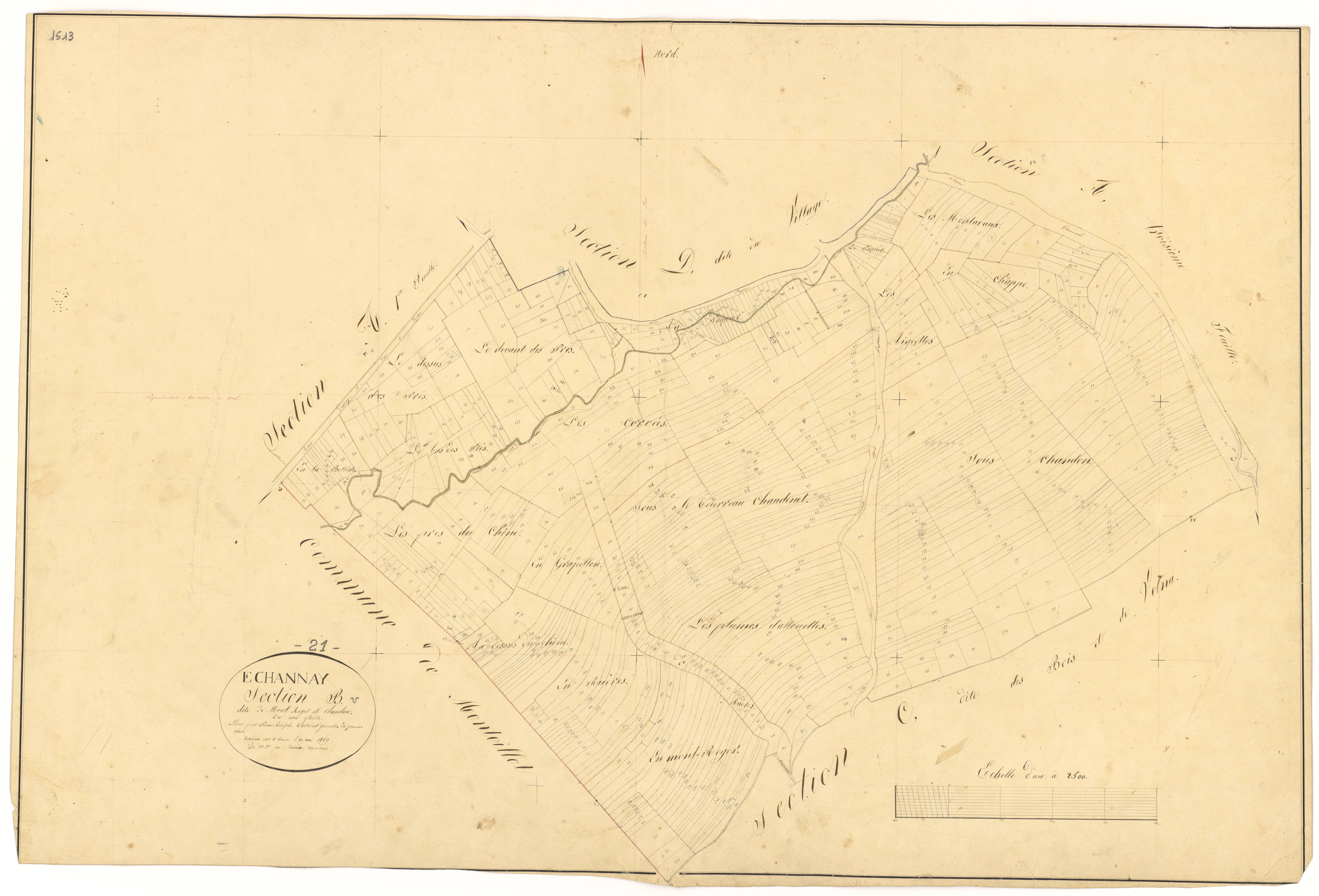 Echannay - Section B - 3 P PLAN 246/5