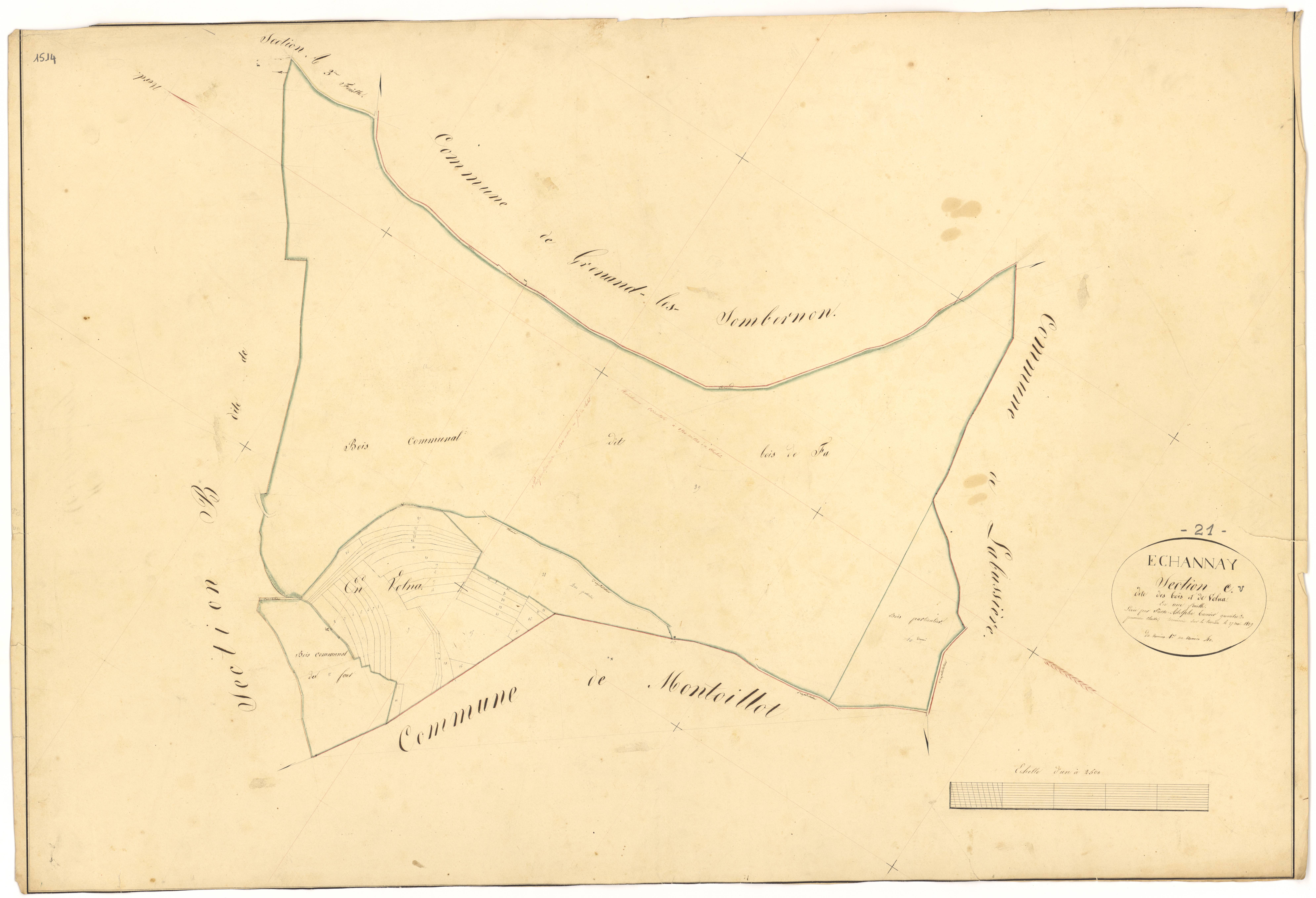 Echannay - Section C - 3 P PLAN 246/6
