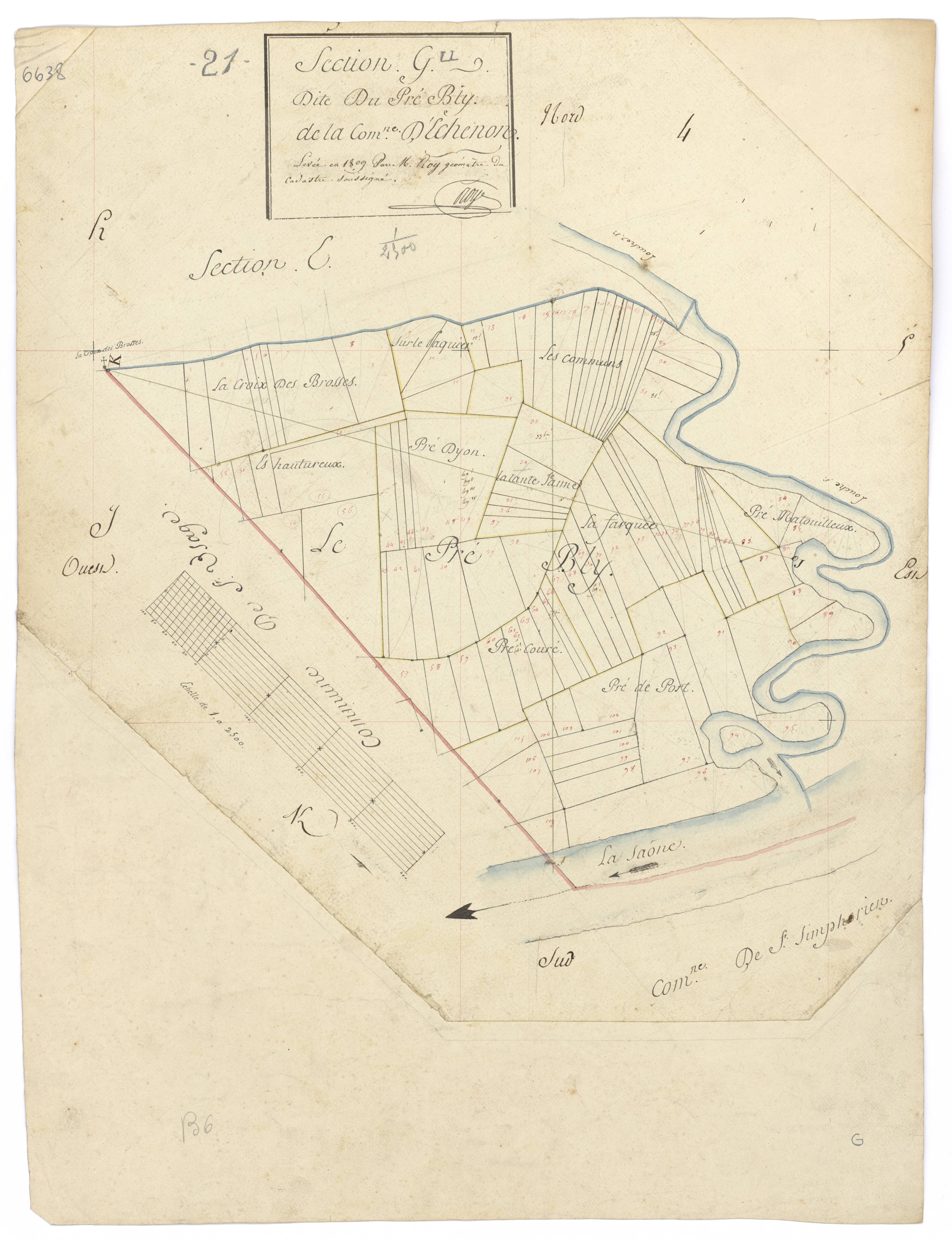 Echenon - Section G - 3 P PLAN 247/7