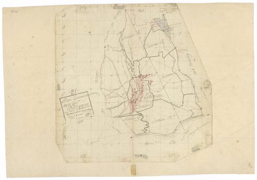 Echenon - Tableau d'assemblage - 3 P PLAN 247/1
