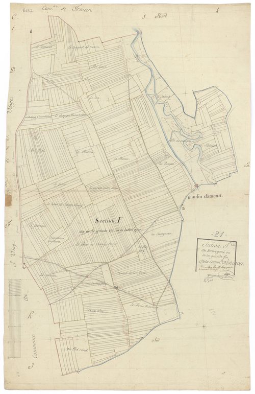 Echenon - Section F - 3 P PLAN 247/6
